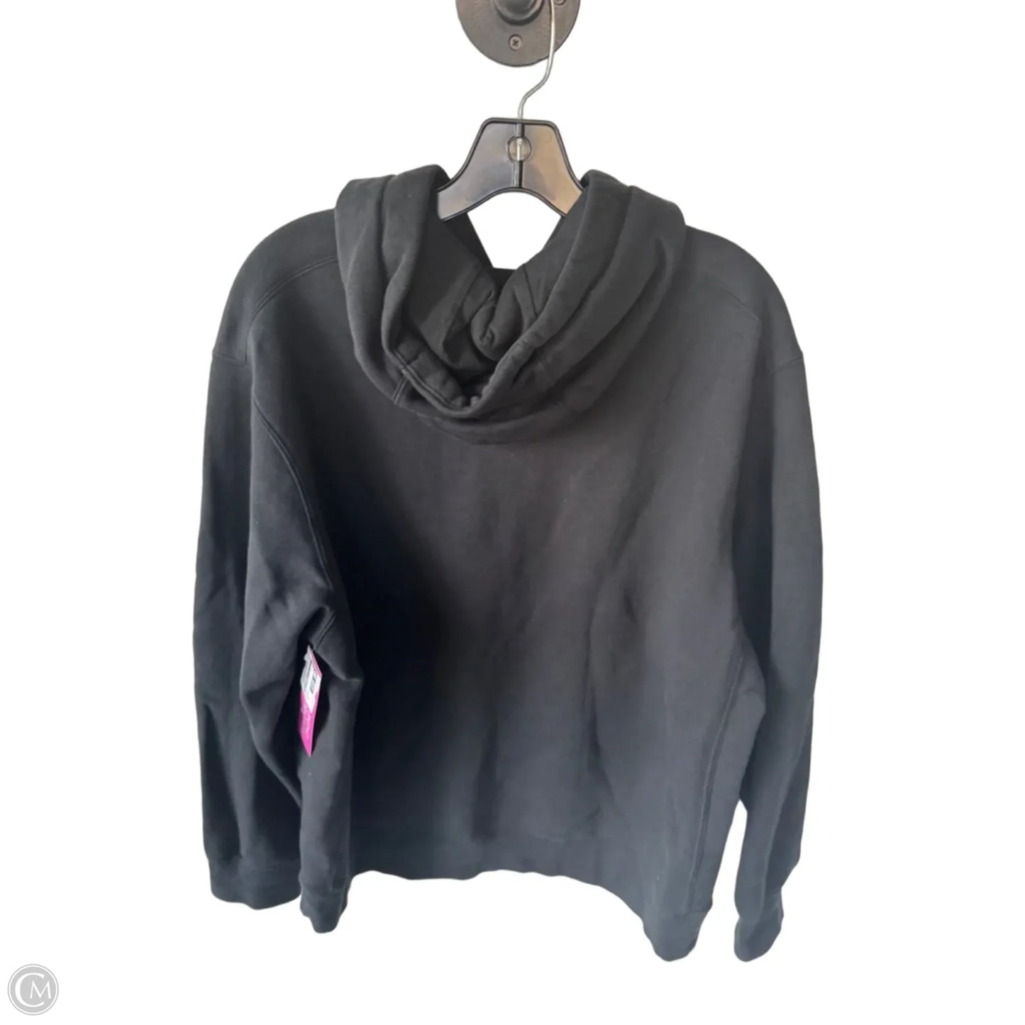 Athletic Sweatshirt Hoodie By Nike Apparel In Black, Size: L