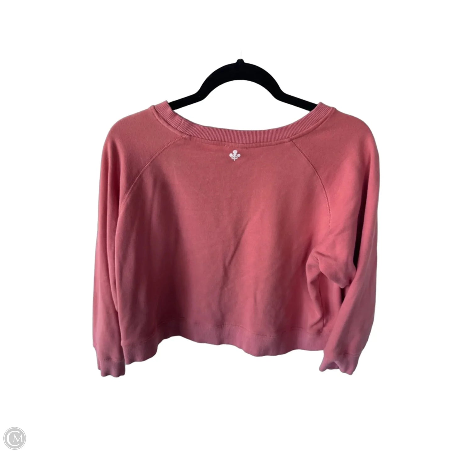 Sweatshirt Crewneck By Cmb In Orange & White, Size: Xs
