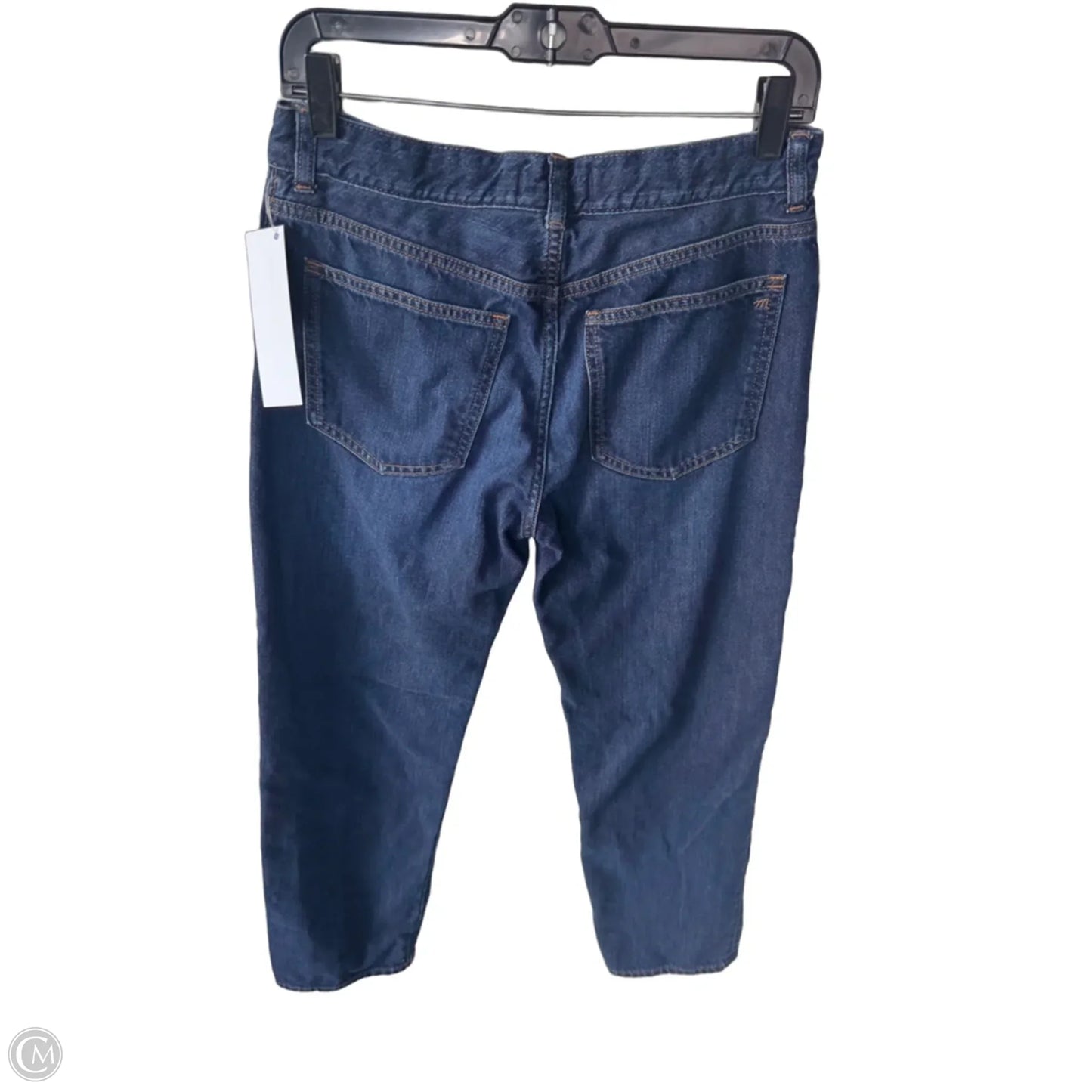 Jeans Straight By Madewell In Blue Denim, Size: 4
