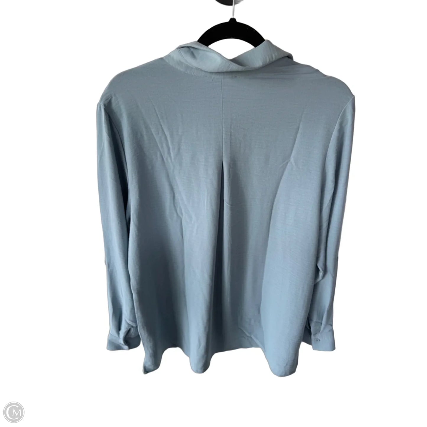 Top Long Sleeve By Hilary Radley In Blue, Size: L