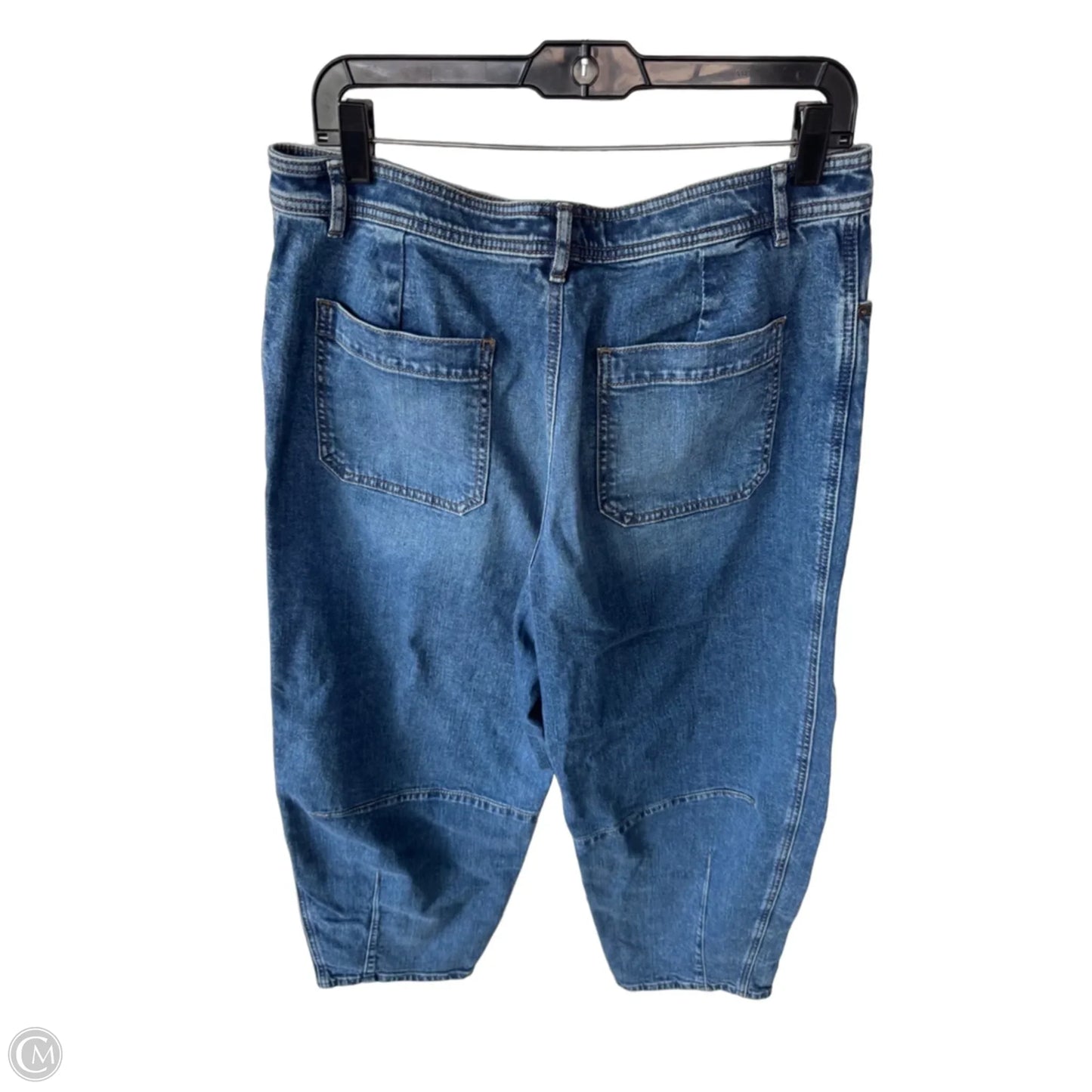 Jeans Straight By Loft In Blue Denim, Size: 10