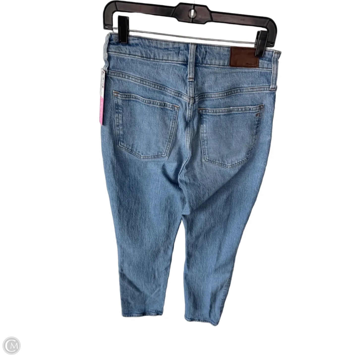 Jeans Straight By Madewell In Blue Denim, Size: 2