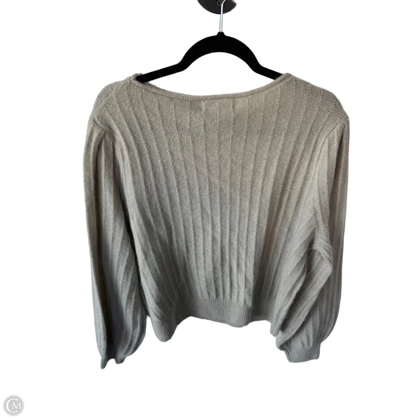 Sweater By Treasure And Bond In Taupe, Size: L