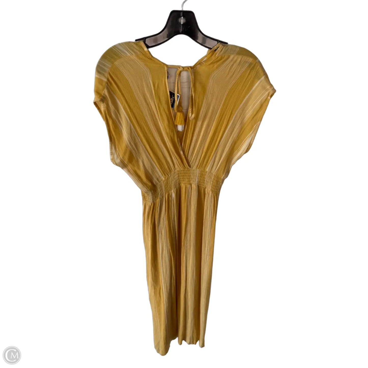 Dress Casual Maxi By Blue Island In Yellow, Size: M