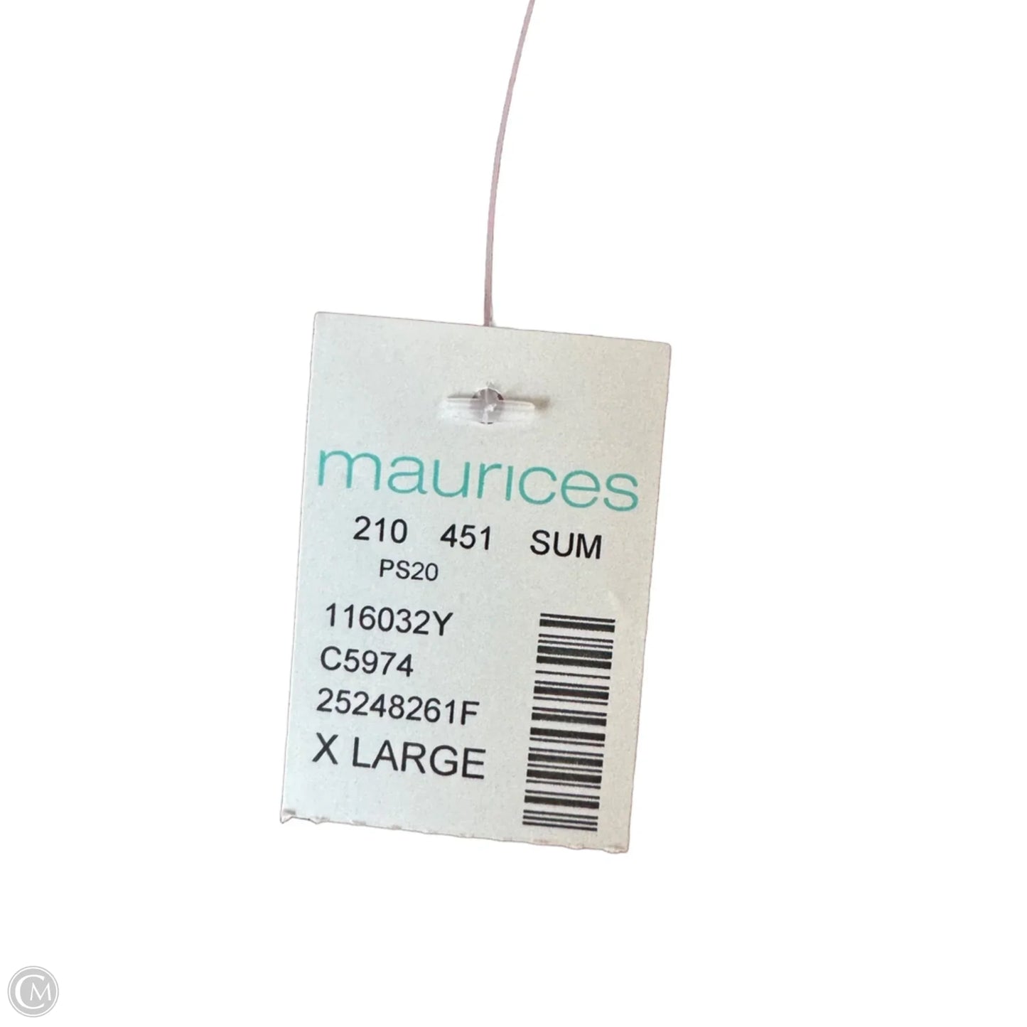 Jumpsuit By Maurices In Cream & Pink, Size: Xl