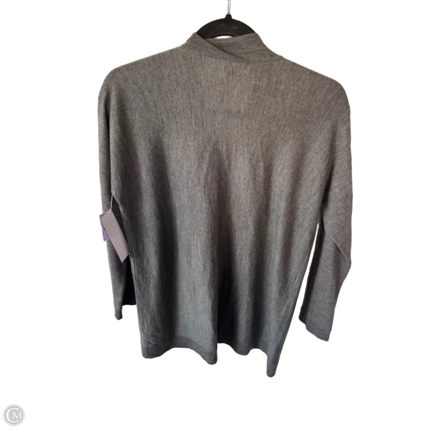 Sweater Cardigan By Eileen Fisher In Grey, Size: Xs