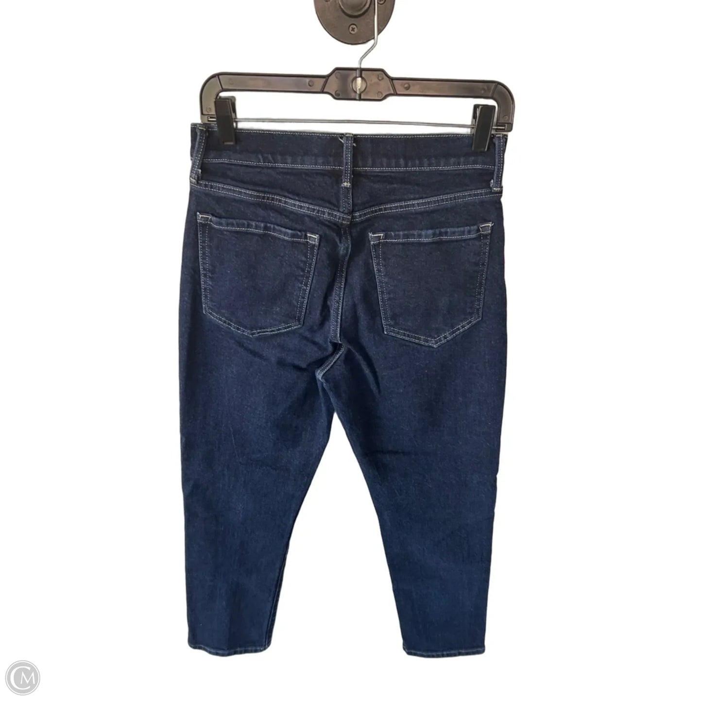 Jeans Straight By Banana Republic In Blue Denim, Size: 4