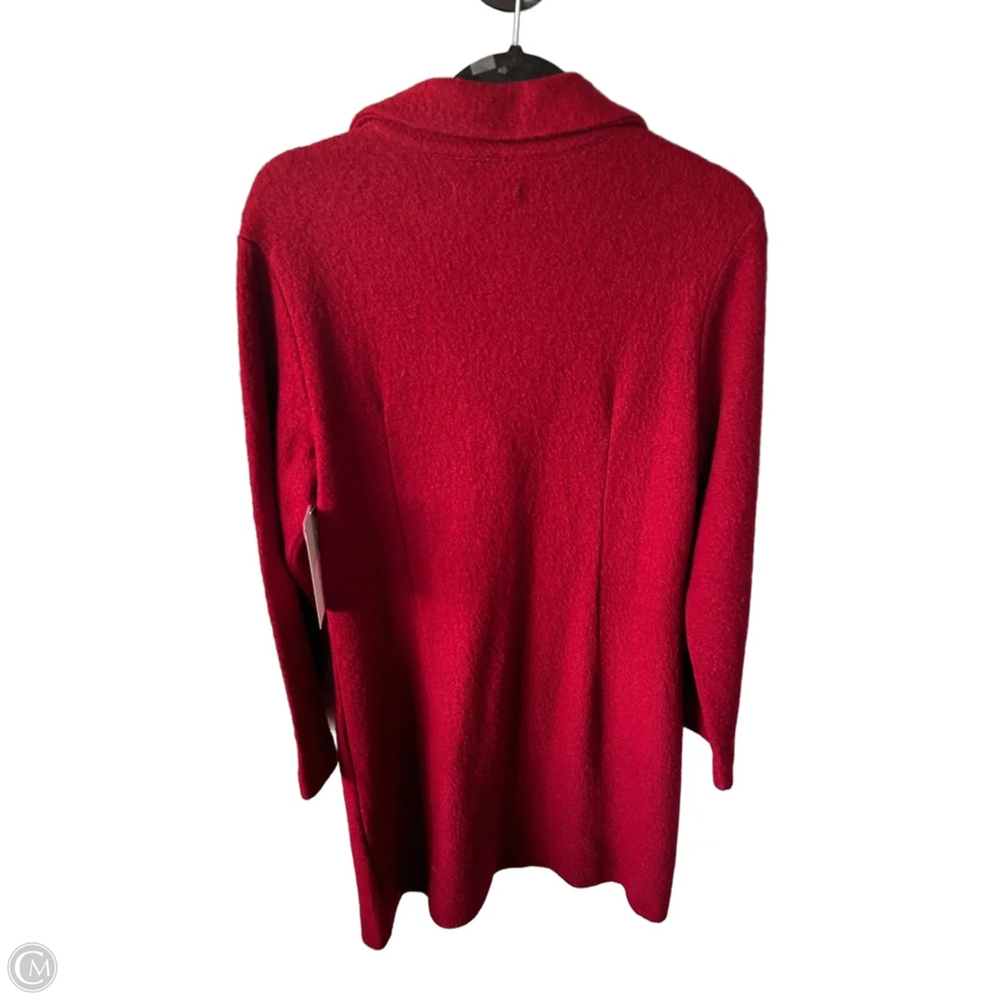 Coat Peacoat By Isabella Bird In Red, Size: M