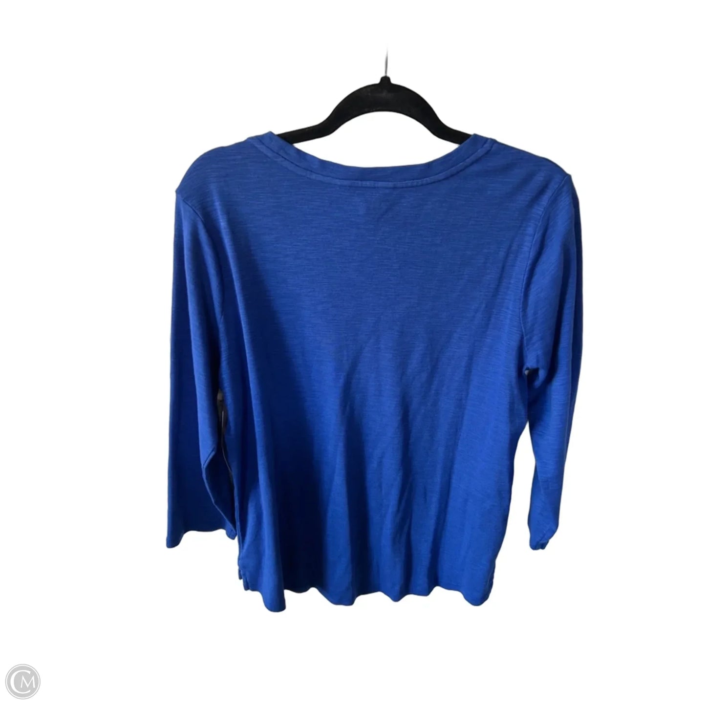 Top Long Sleeve Basic By Tommy Bahama In Blue, Size: L
