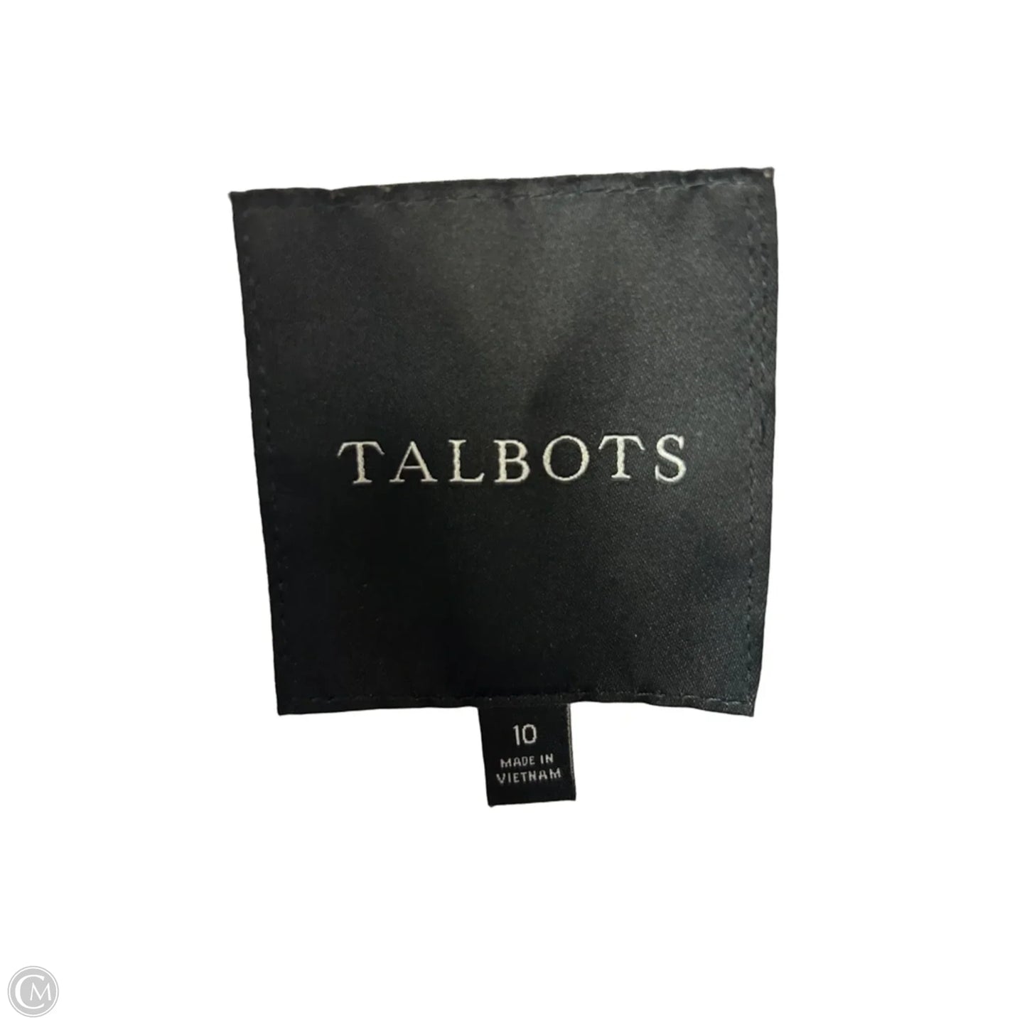 Jacket Other By Talbots In Black & White, Size: M
