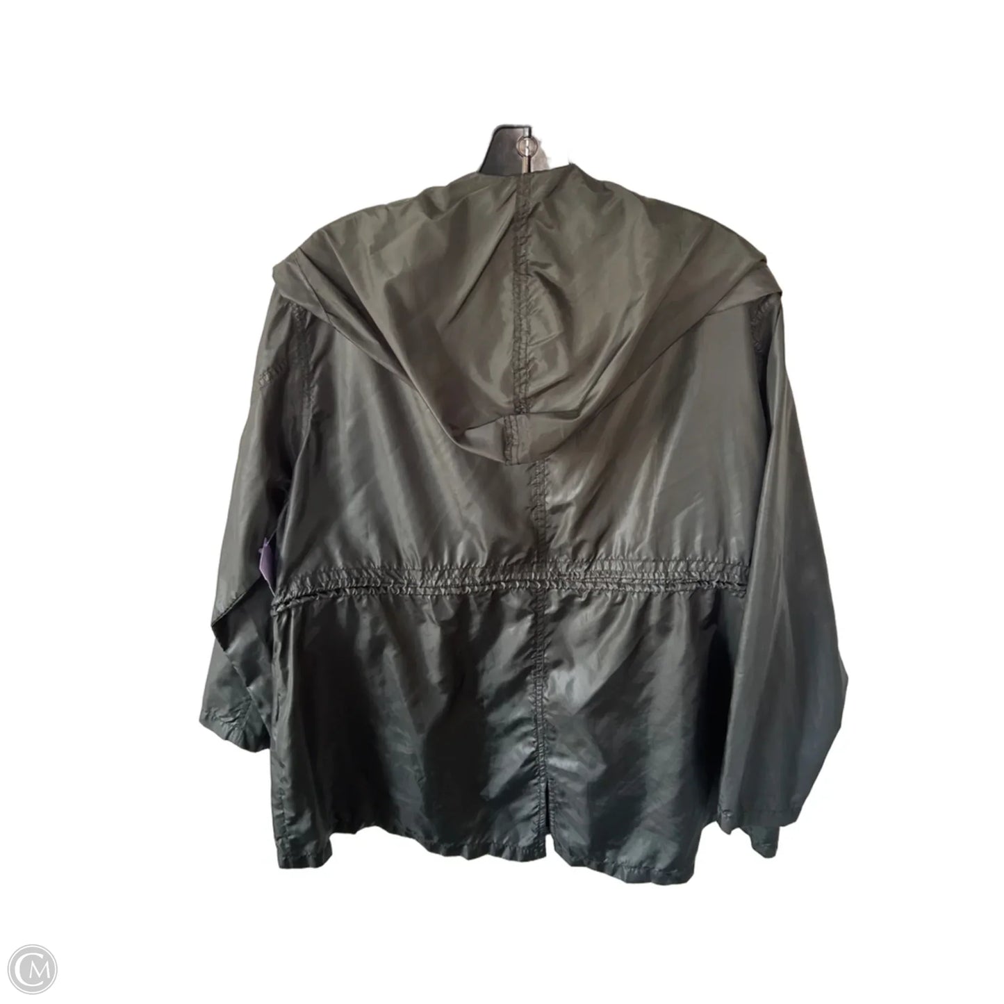 Jacket Windbreaker By Zara In Green, Size: M