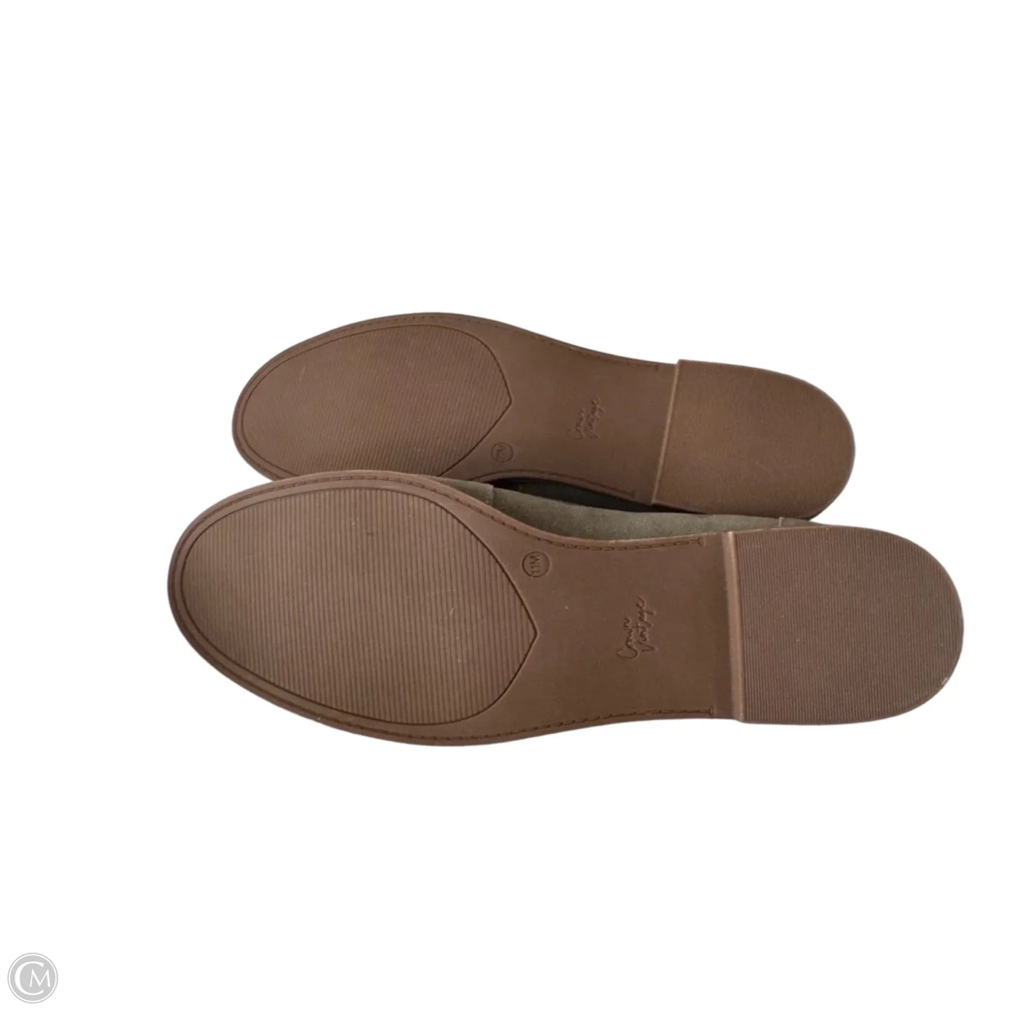 Shoes Flats By Crown Vintage In Green, Size: 11