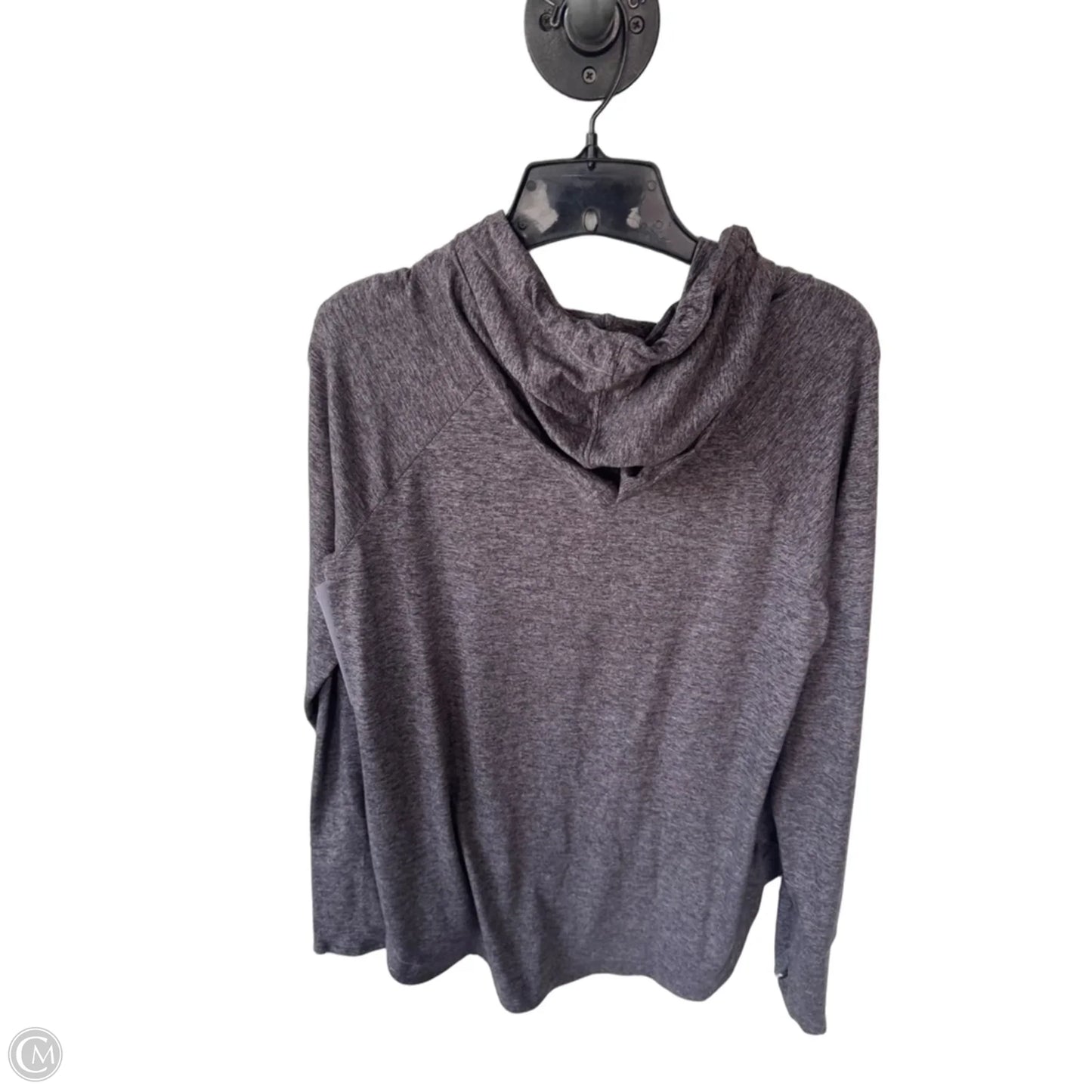 Athletic Top Long Sleeve Hoodie By Athleta In Brown, Size: M