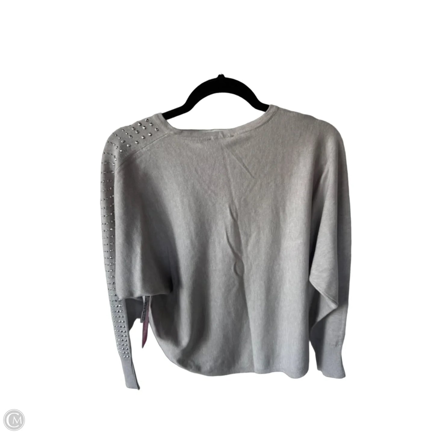 Sweater By Clothes Mentor In Grey, Size: M