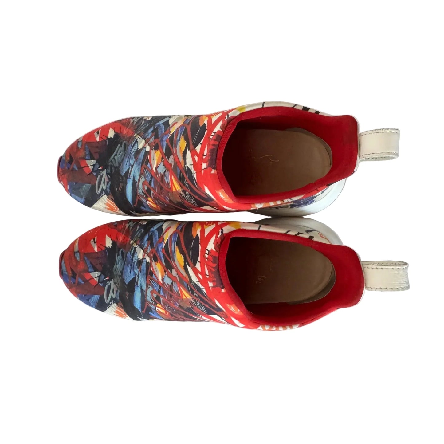 Shoes Luxury Designer By Christian Louboutin In Red, Size: 6.5