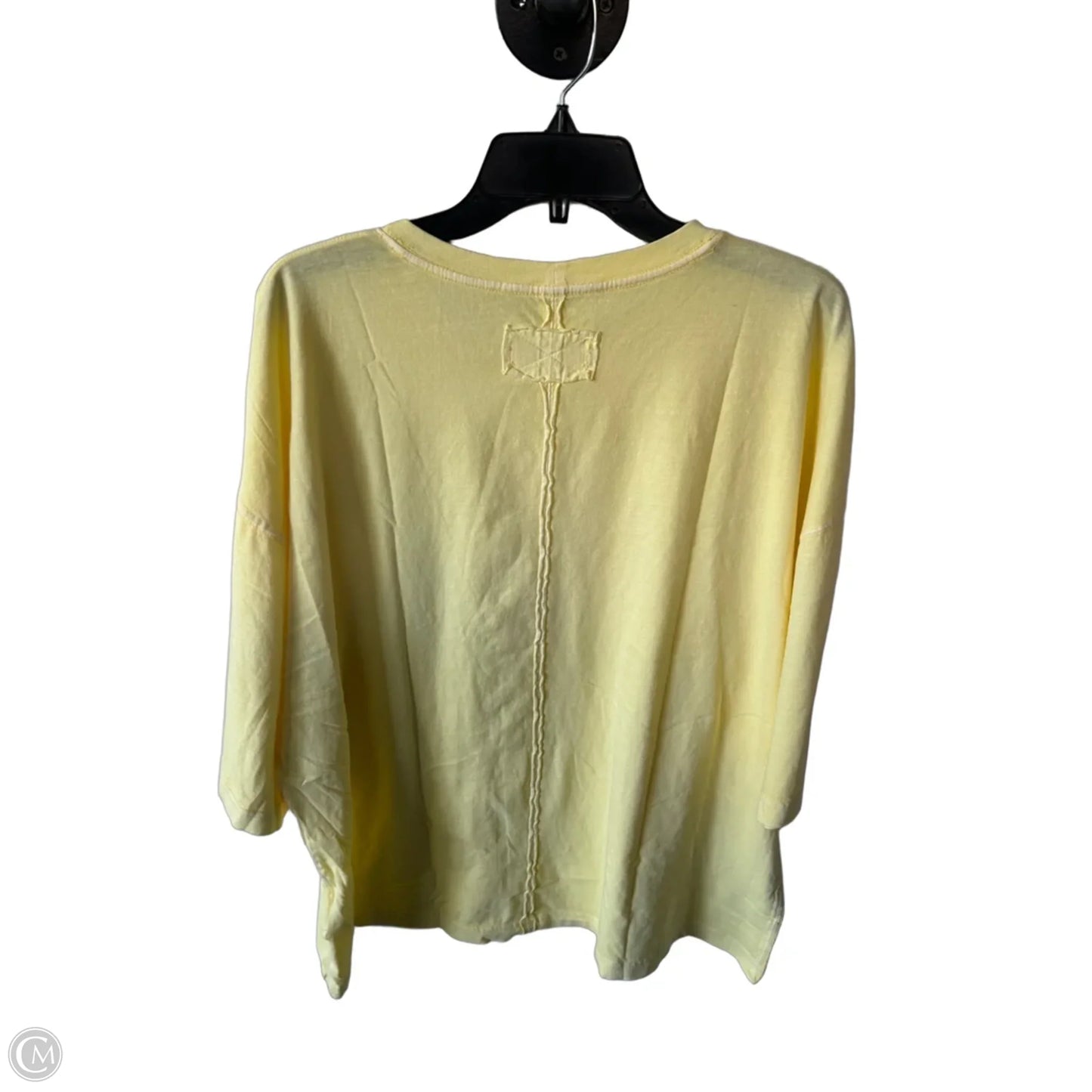 Top Short Sleeve By We The Free In Yellow, Size: Xl
