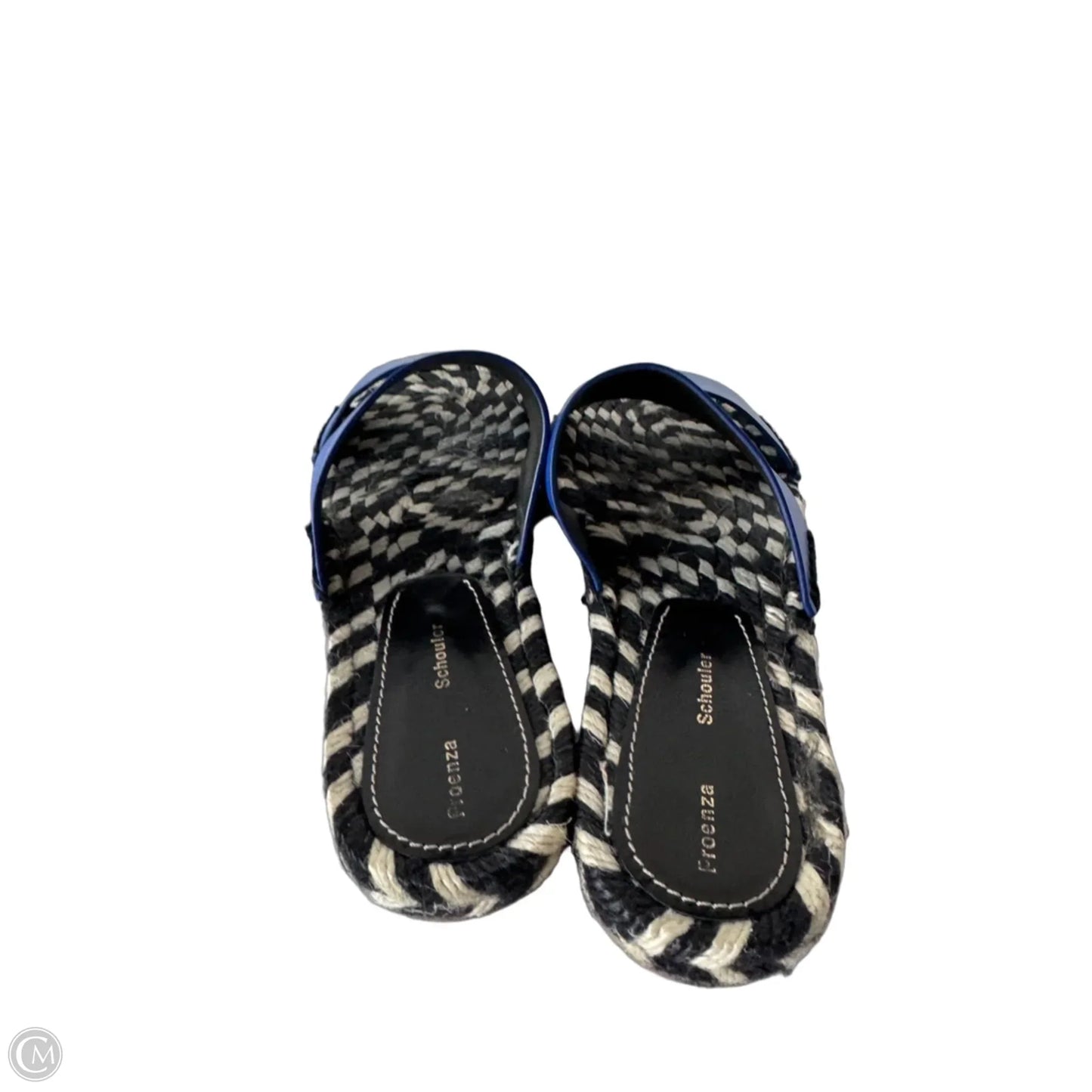Sandals Luxury Designer By Proenza-schouler In Blue, Size: 9