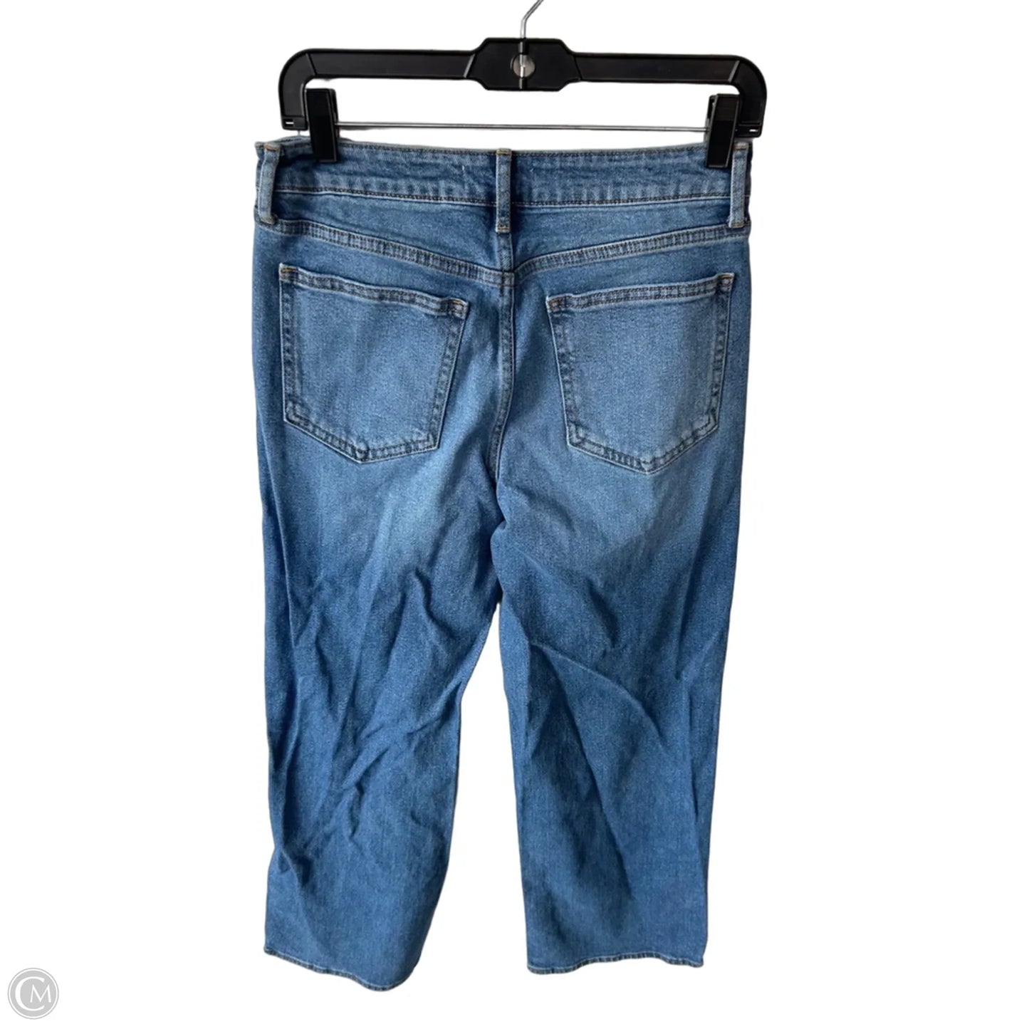 Jeans Wide Leg By Just Black In Blue Denim, Size: 30
