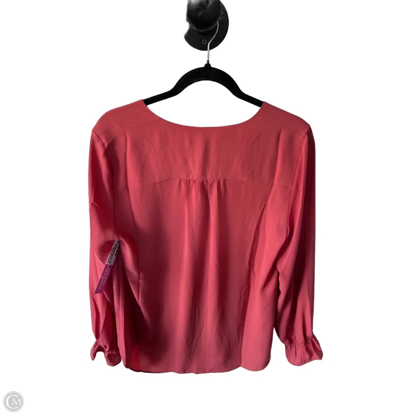 Top Long Sleeve By Tahari In Orange, Size: M