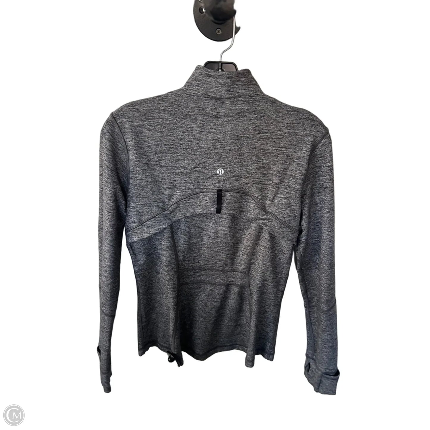 Athletic Jacket By Lululemon In Grey, Size: M