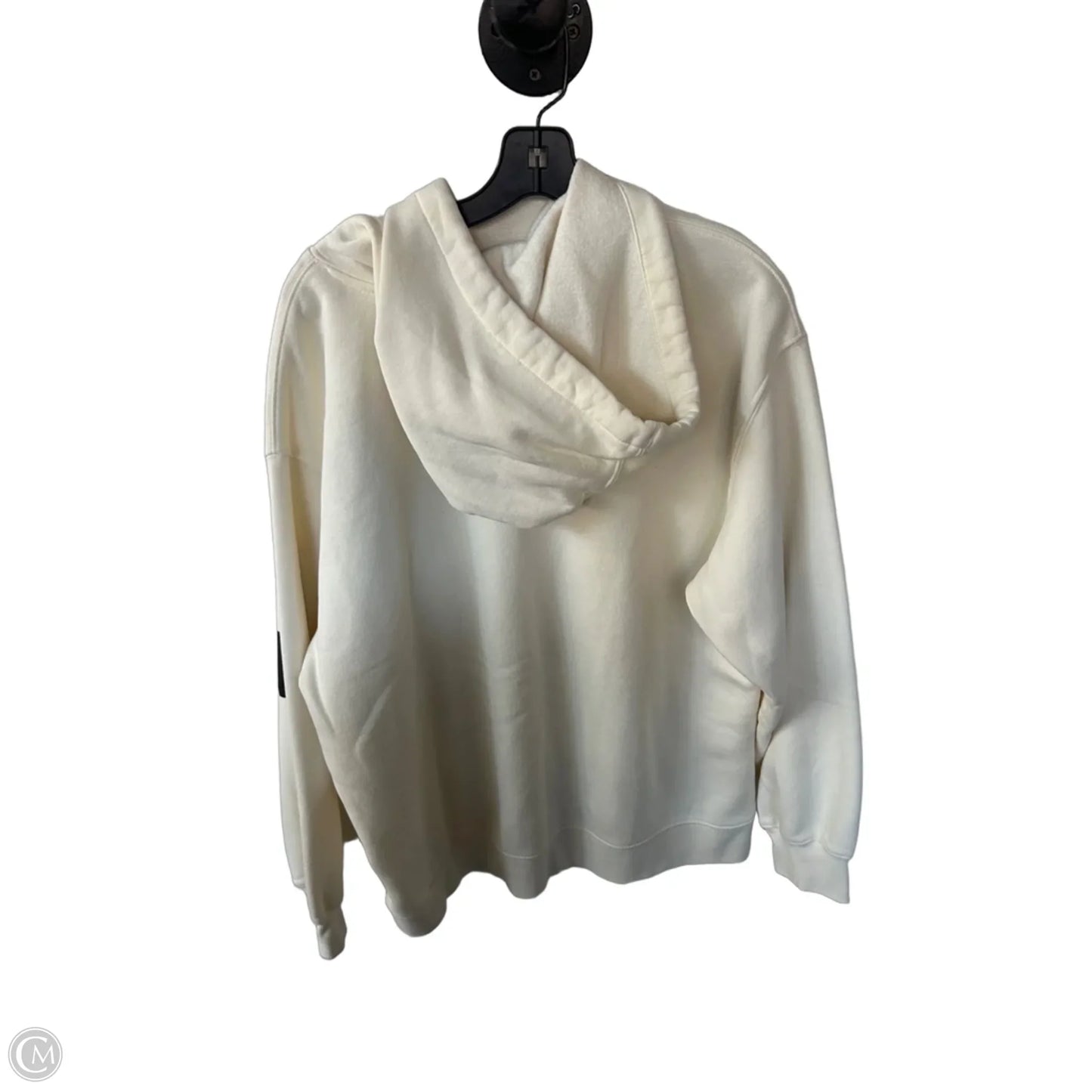 Sweatshirt Hoodie By Wrangler In Cream, Size: Xl