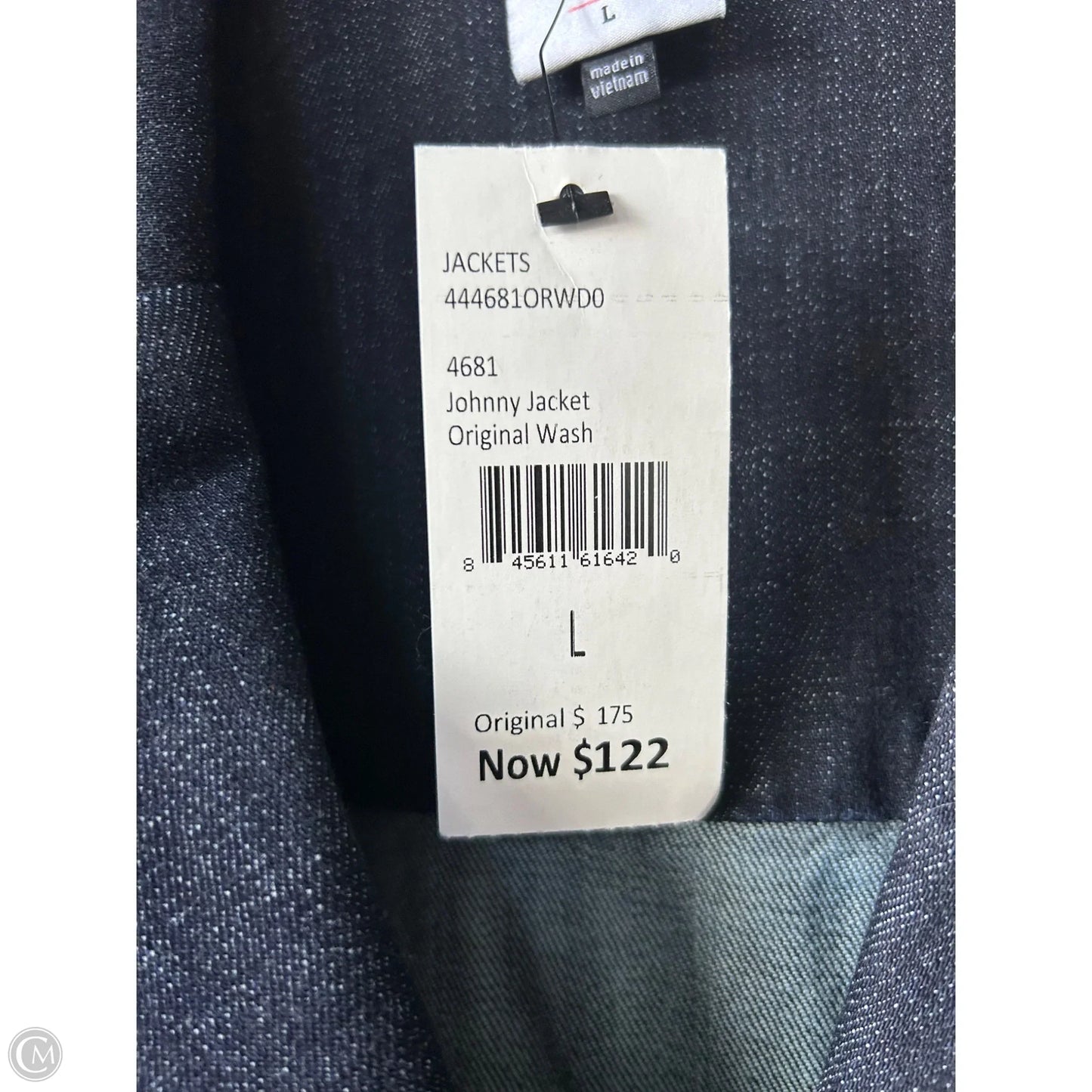 Jacket Denim By Cabi In Blue Denim, Size: L