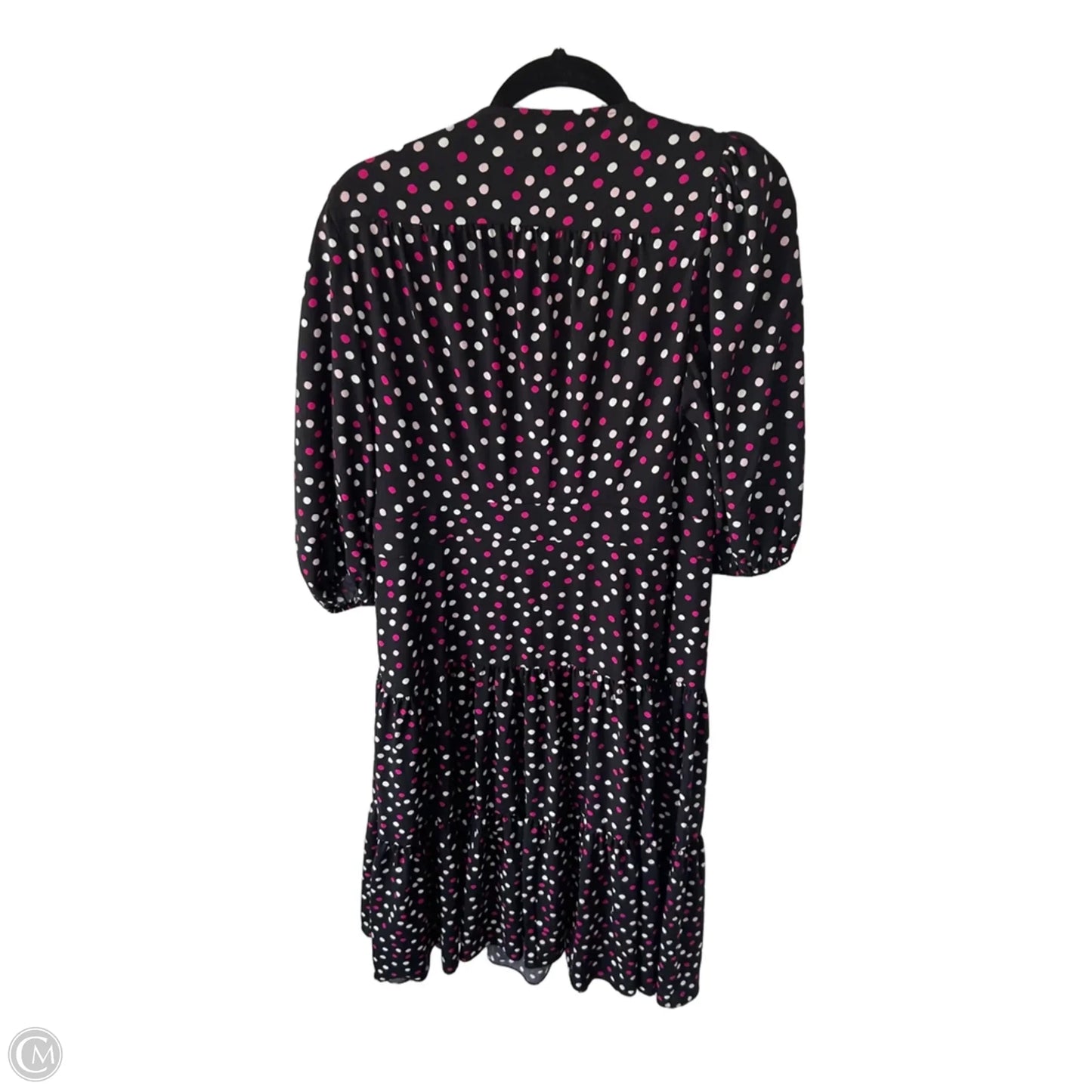 Dress Designer By Kate Spade In Black & Pink, Size: Xl