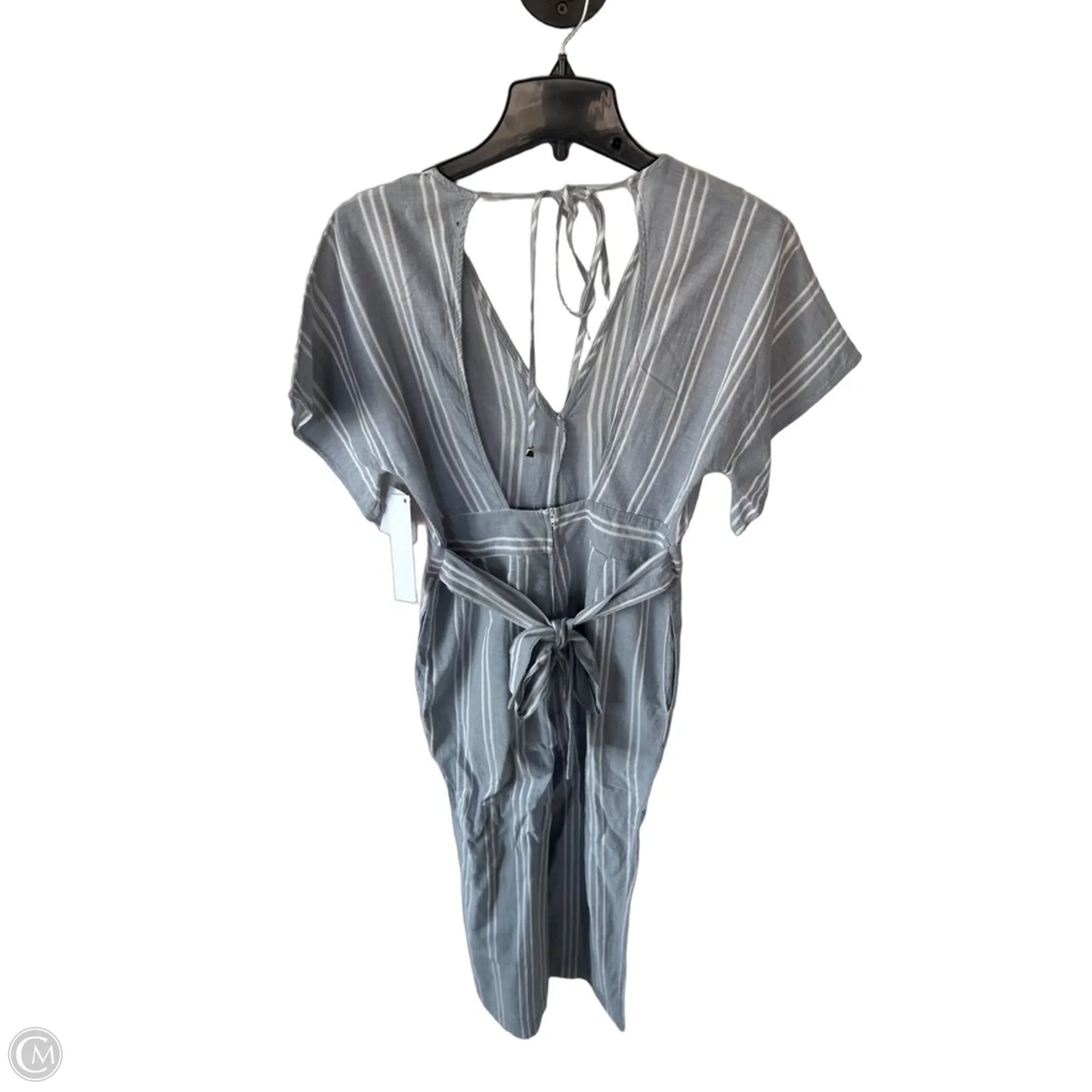 Jumpsuit By Clothes Mentor In Blue & White, Size: S