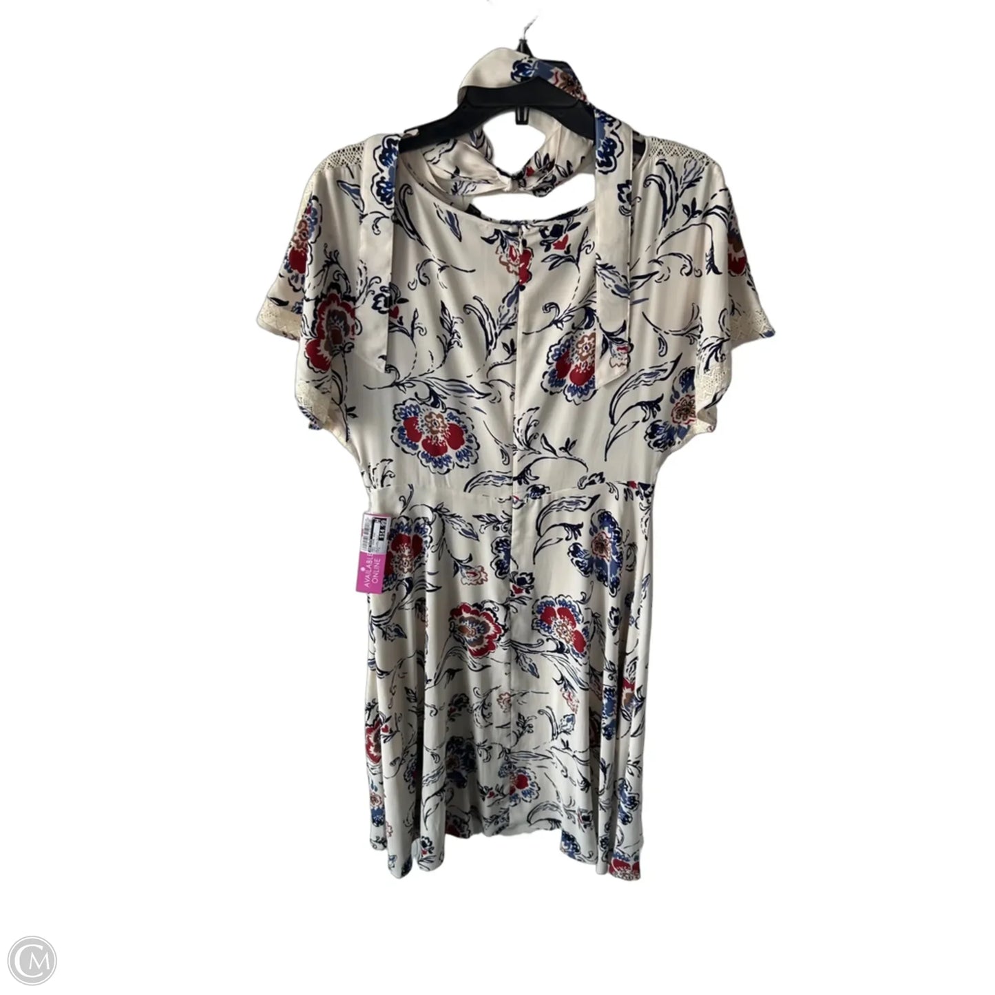 Dress Casual Midi By Ann Taylor In Cream, Size: S