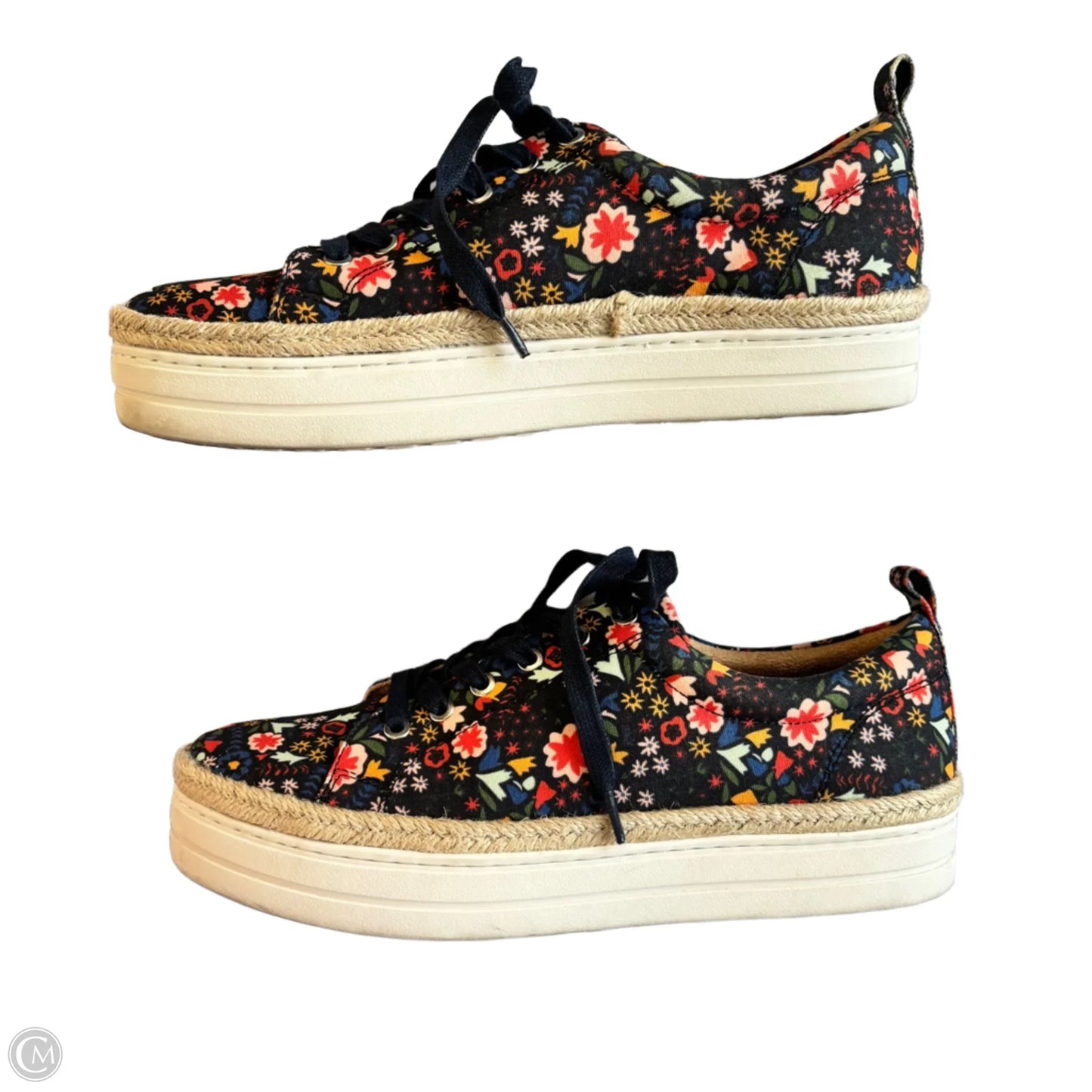 Shoes Sneakers By Jack Rogers In Floral Print, Size: 9