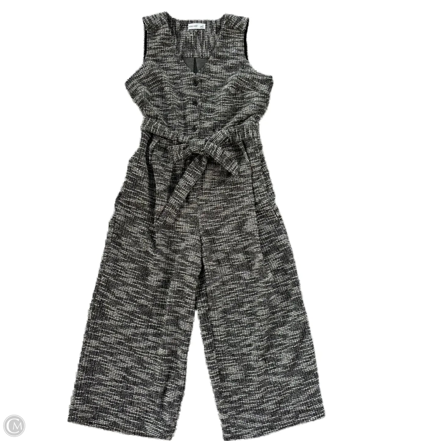 Jumpsuit By Nine West In Black & White, Size: M