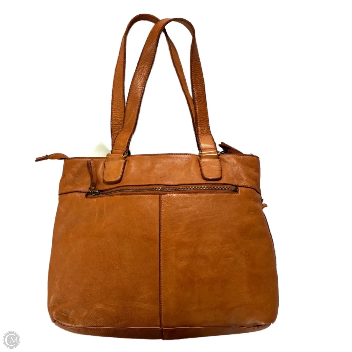 Handbag Leather By Marta Ponti, Size: Large