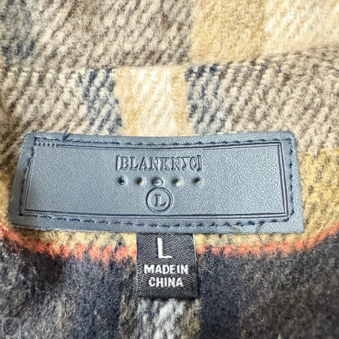 Jacket Other By Blanknyc In Plaid Pattern, Size: L