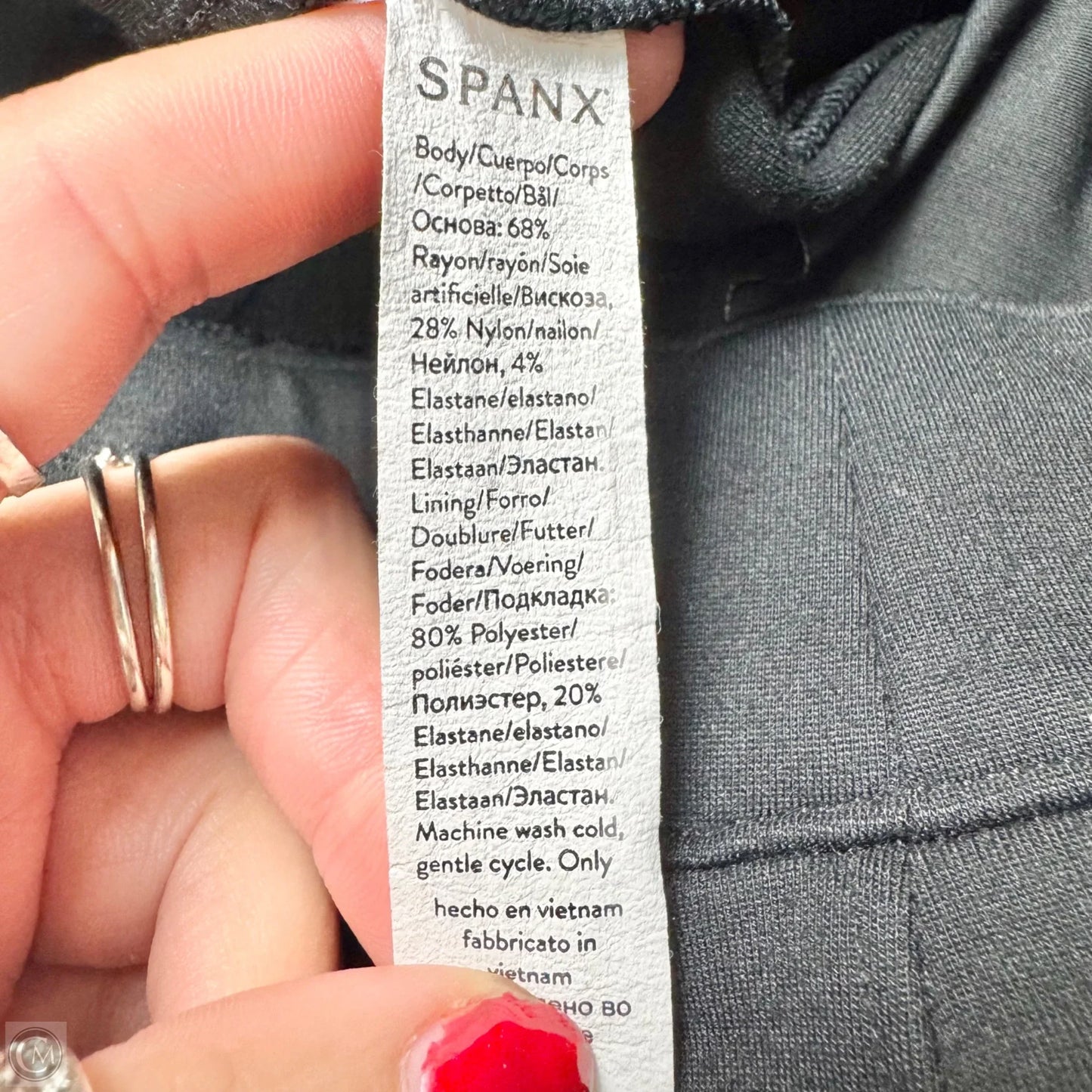 Pants Leggings By Spanx In Black, Size: L