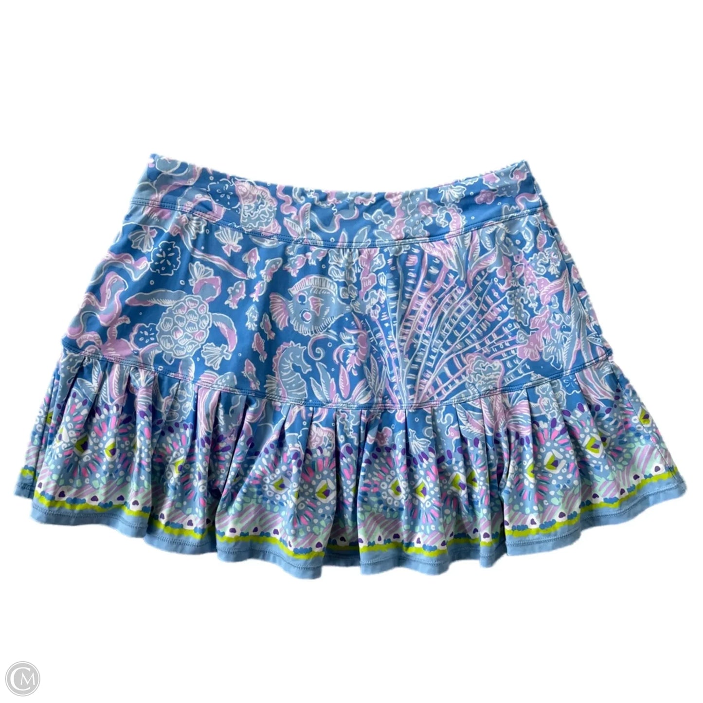 Skort Designer By Lilly Pulitzer In Blue & Pink, Size: S