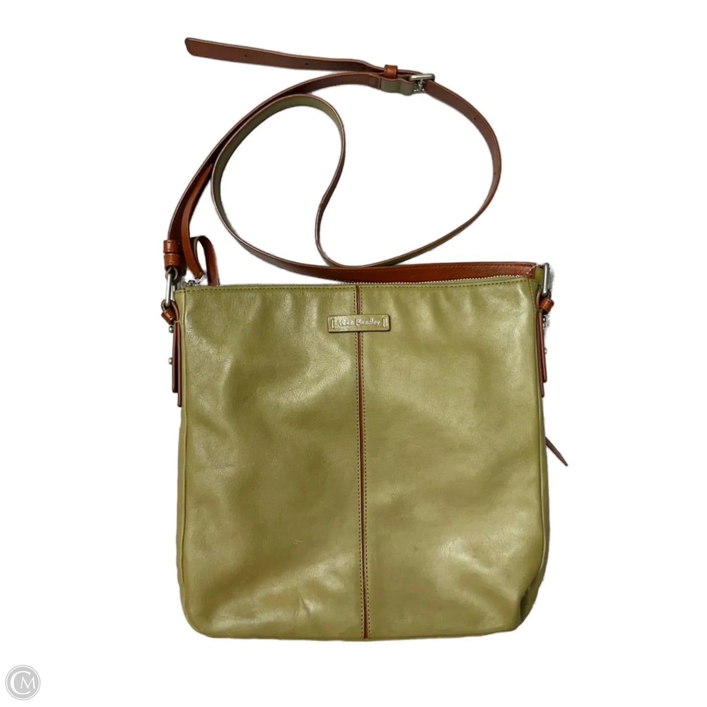 Crossbody Leather By Vera Bradley, Size: Medium