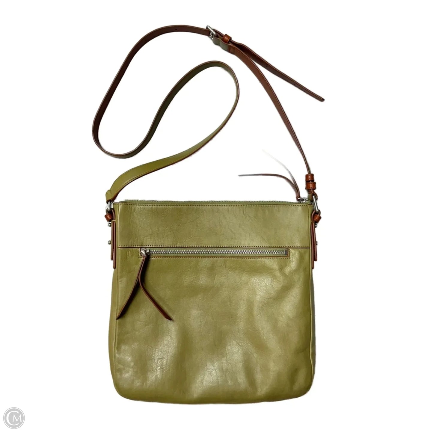 Crossbody Leather By Vera Bradley, Size: Medium