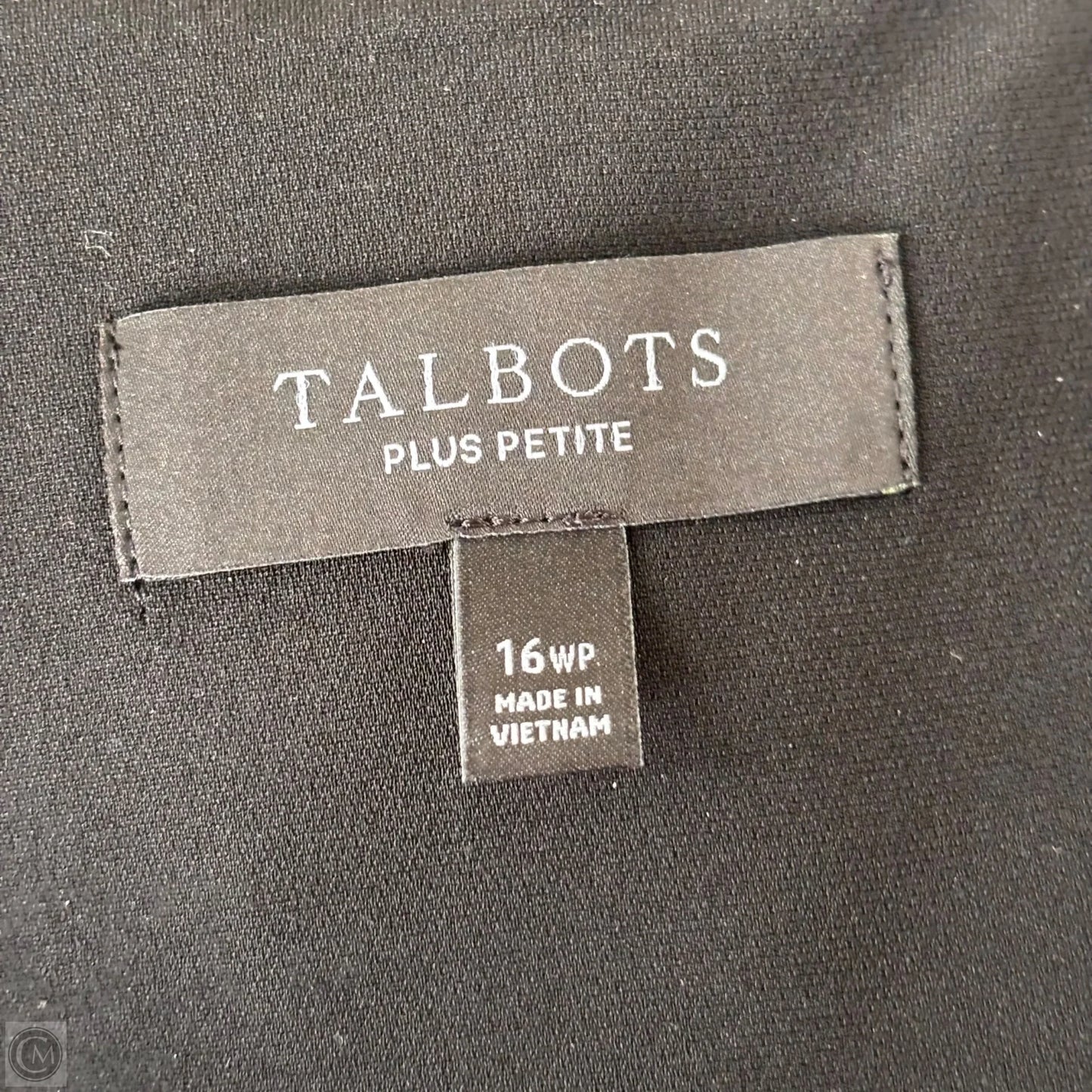 Blazer By Talbots In Black, Size: Xlp
