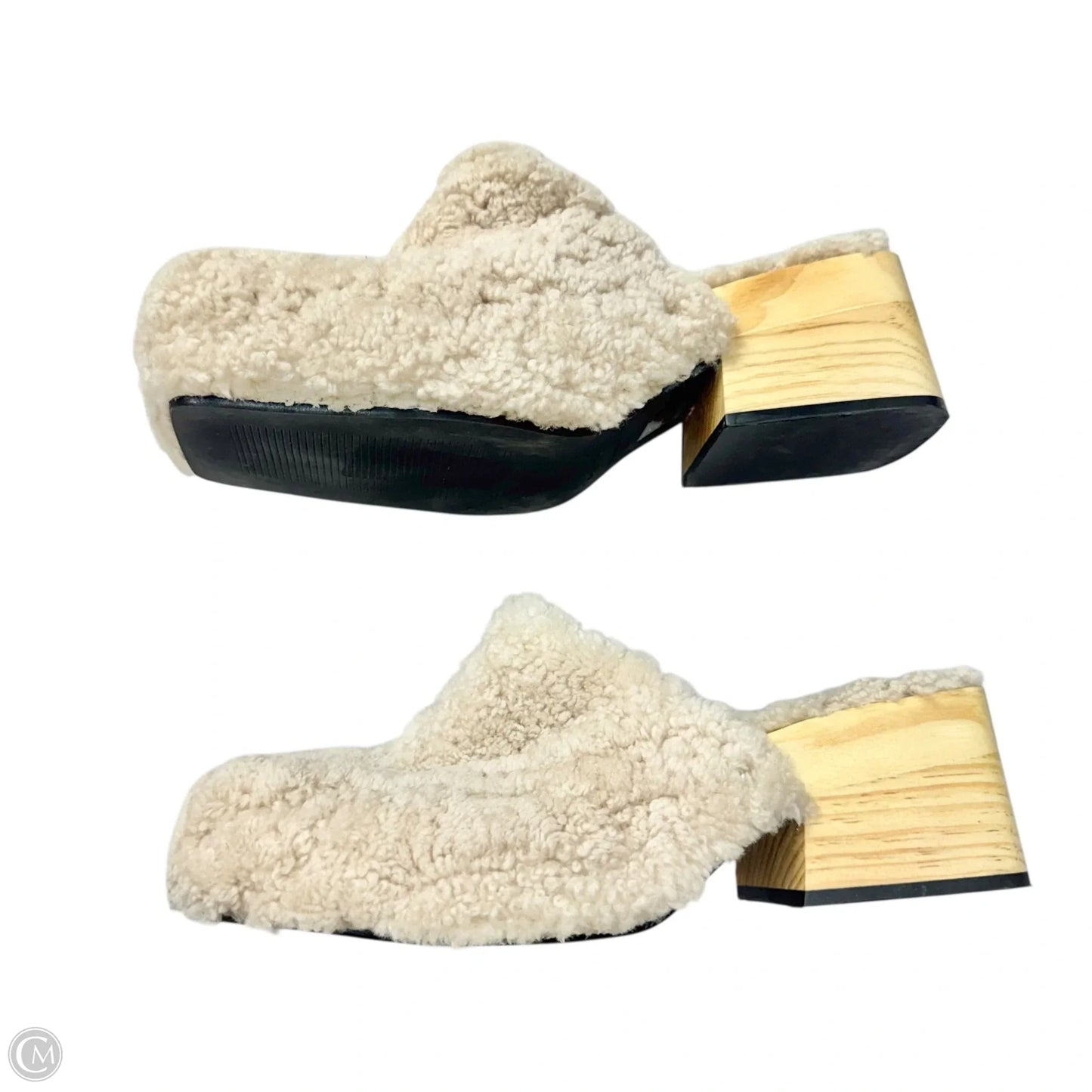 Shoes Heels Block By Top Shop In Cream, Size: 10.5