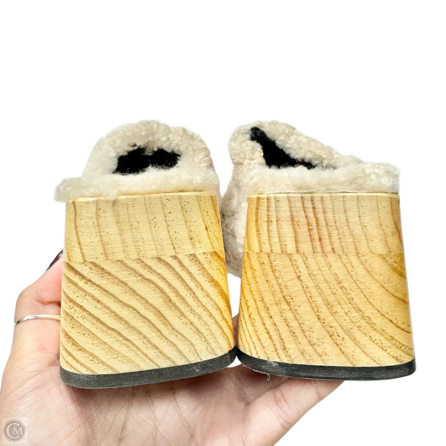 Shoes Heels Block By Top Shop In Cream, Size: 10.5