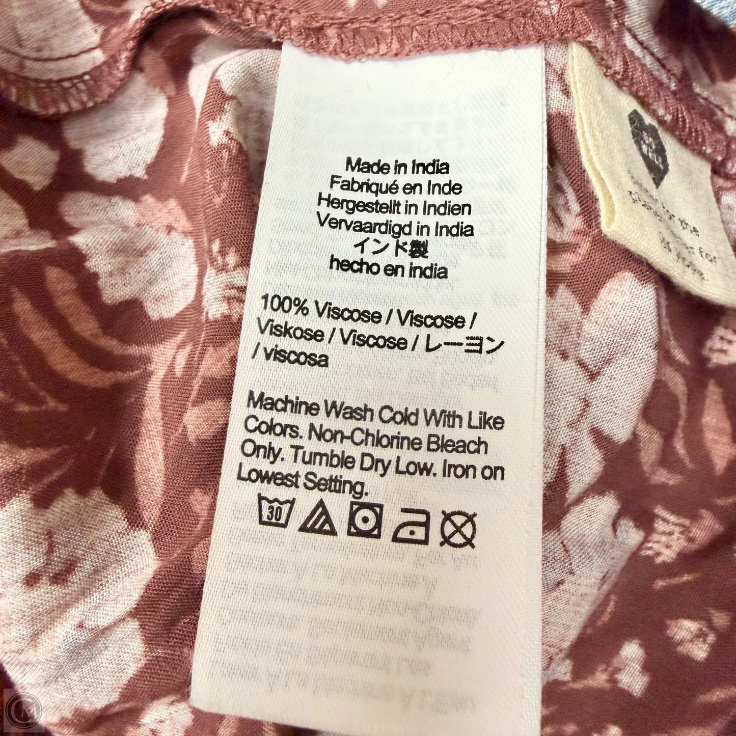 Dress Casual Midi By Madewell In Blue & Brown, Size: L