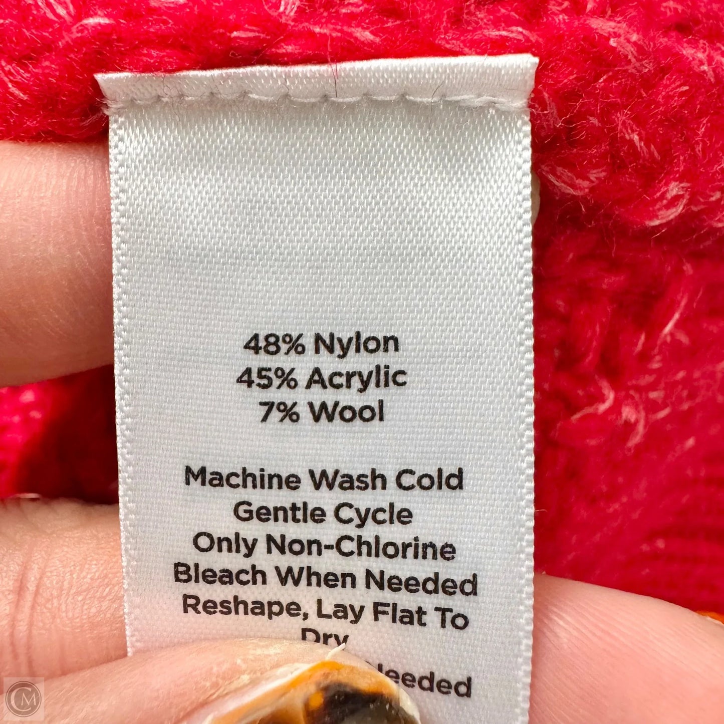 Sweater By Talbots In Red, Size: 2x