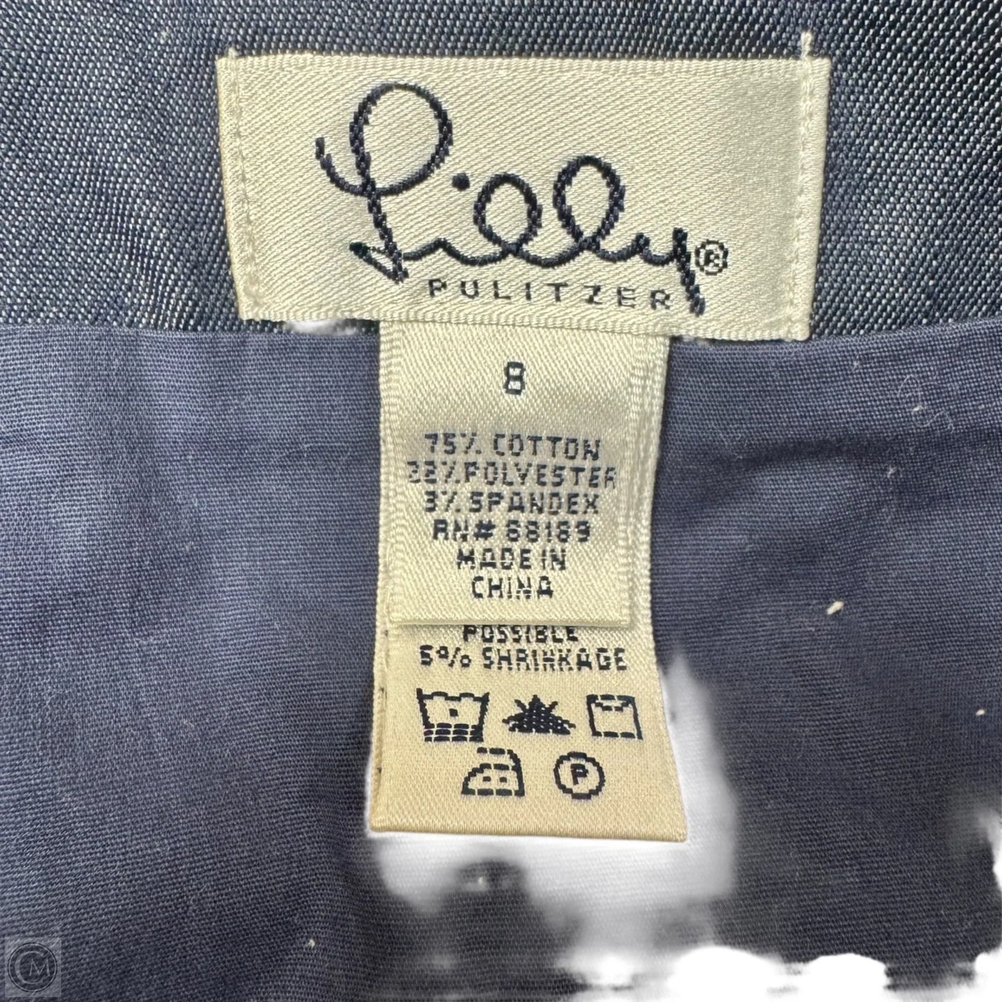 Skirt Designer By Lilly Pulitzer In Navy, Size: 8