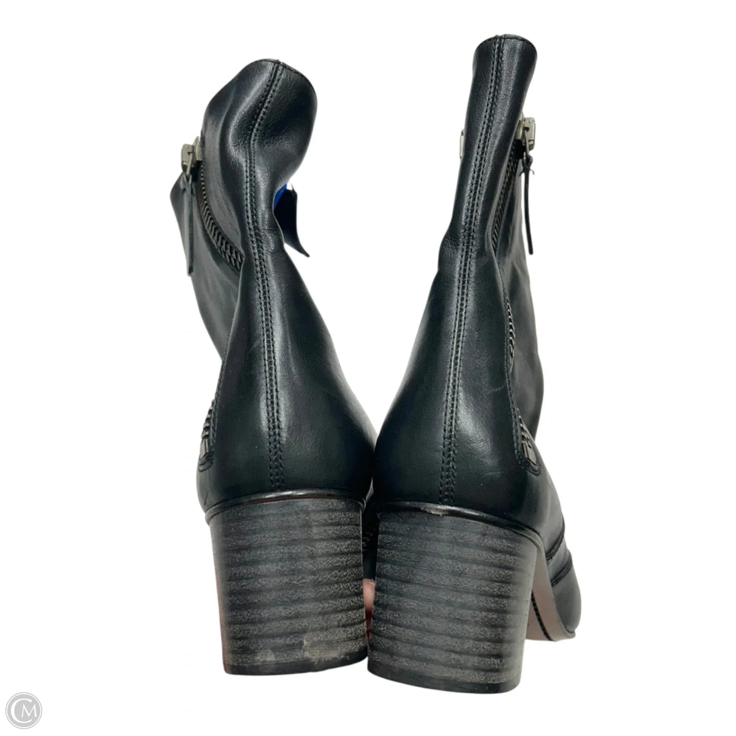 Boots Luxury Designer By Chloe In Black, Size: 8.5
