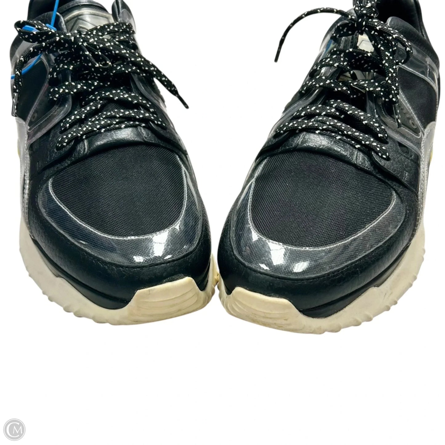 Shoes Luxury Designer By Fendi In Black & Blue, Size: 9.5
