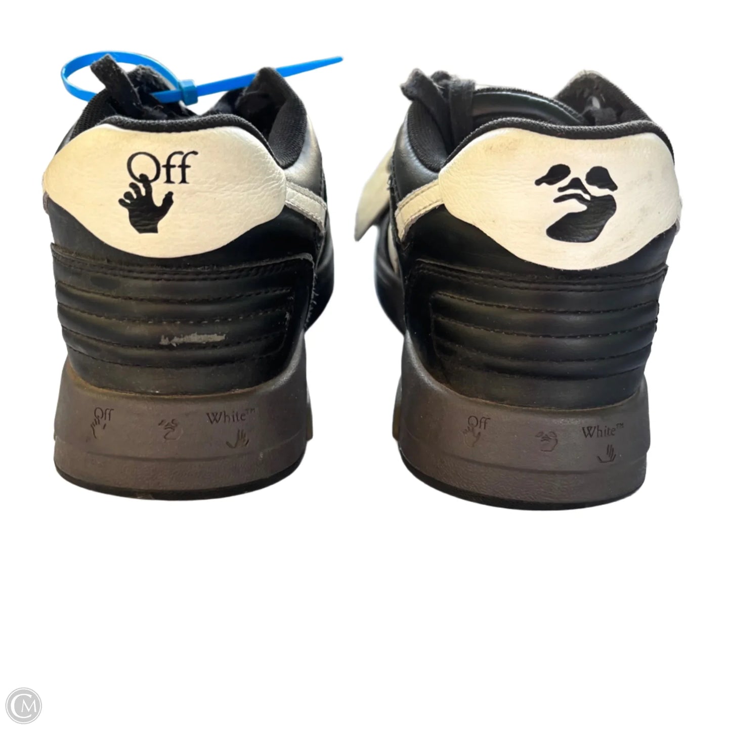 Shoes Luxury Designer By Off-white In Black, Size: 9.5