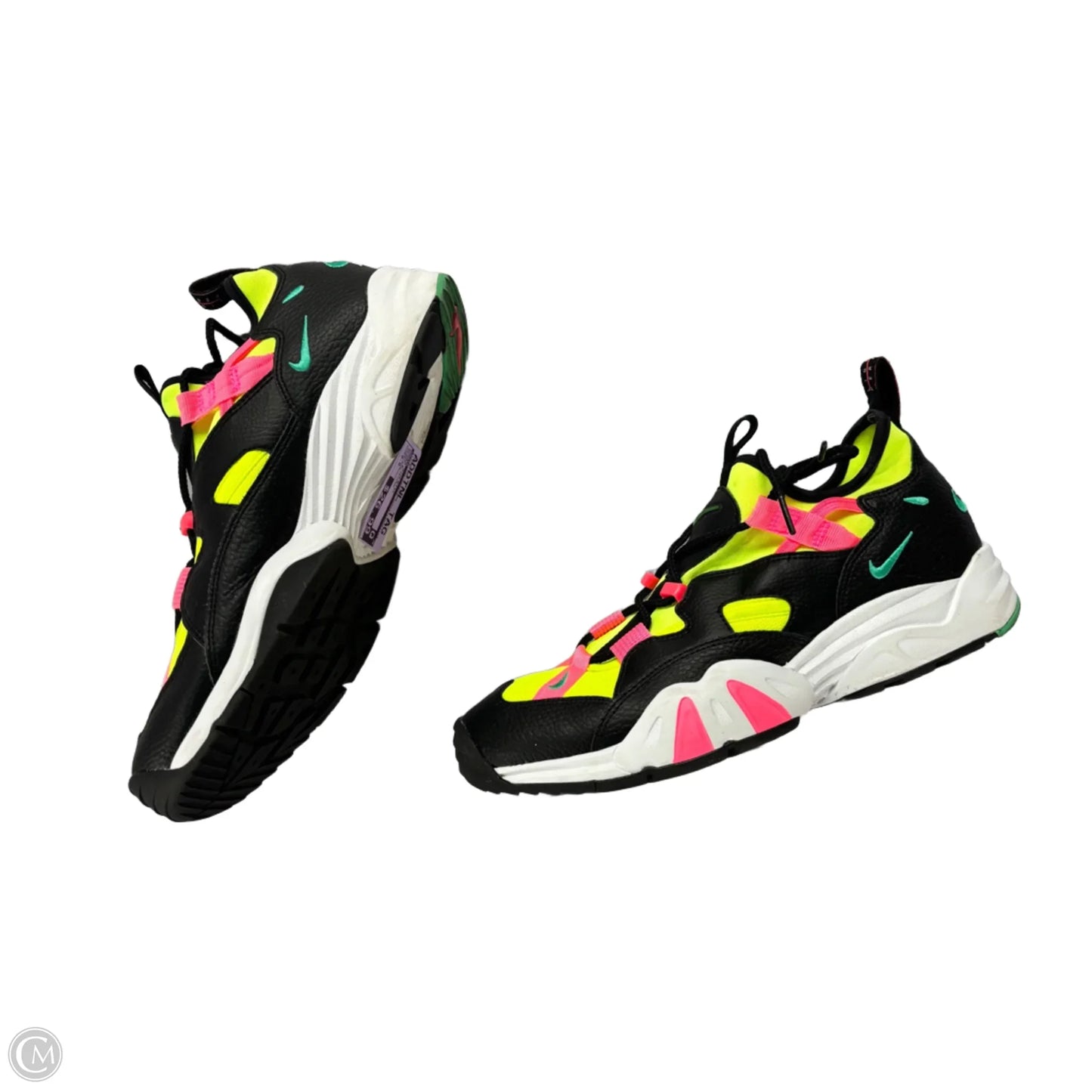 Shoes Athletic By Nike In Black & Yellow, Size: 9.5