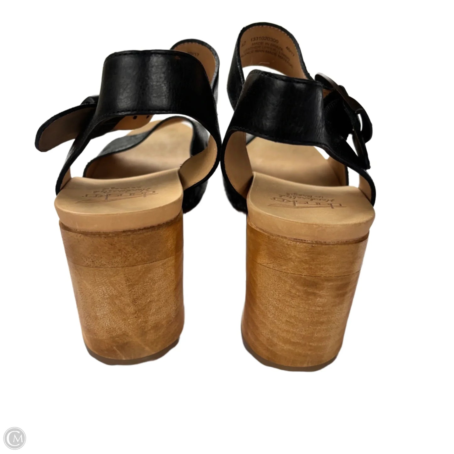 Shoes Heels Block By Dansko In Black & Brown, Size: 11.5