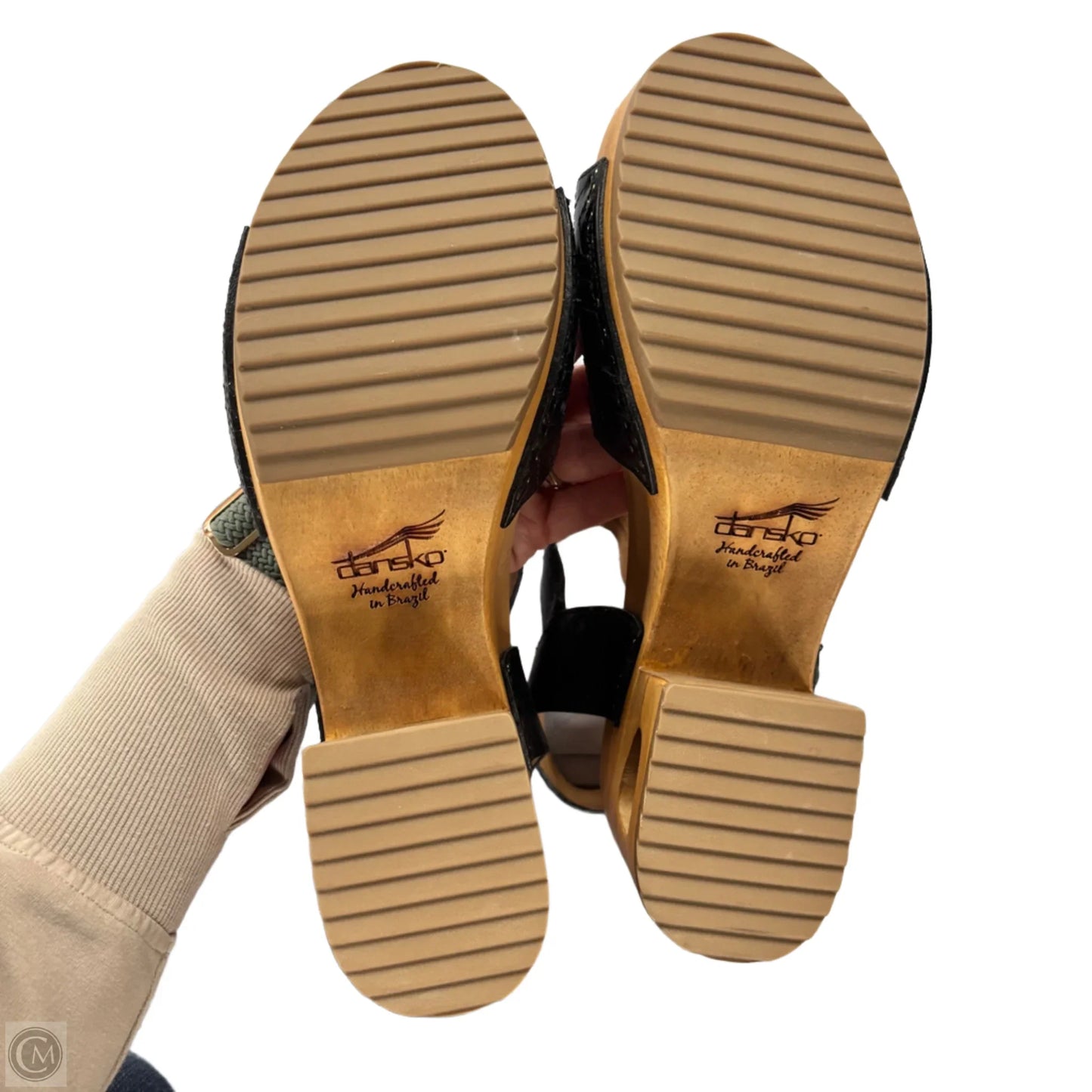 Shoes Heels Block By Dansko In Black & Brown, Size: 11.5