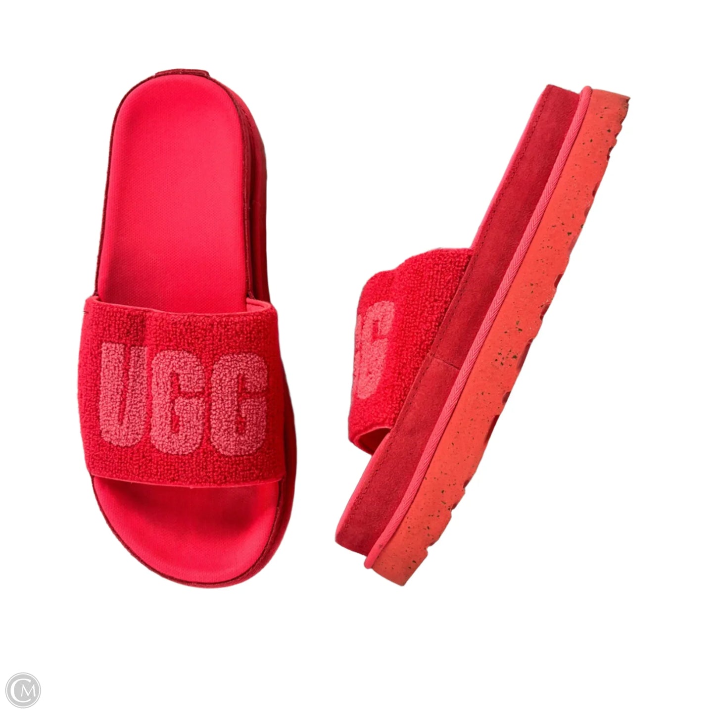 Sandals Designer By Ugg In Pink, Size: 11